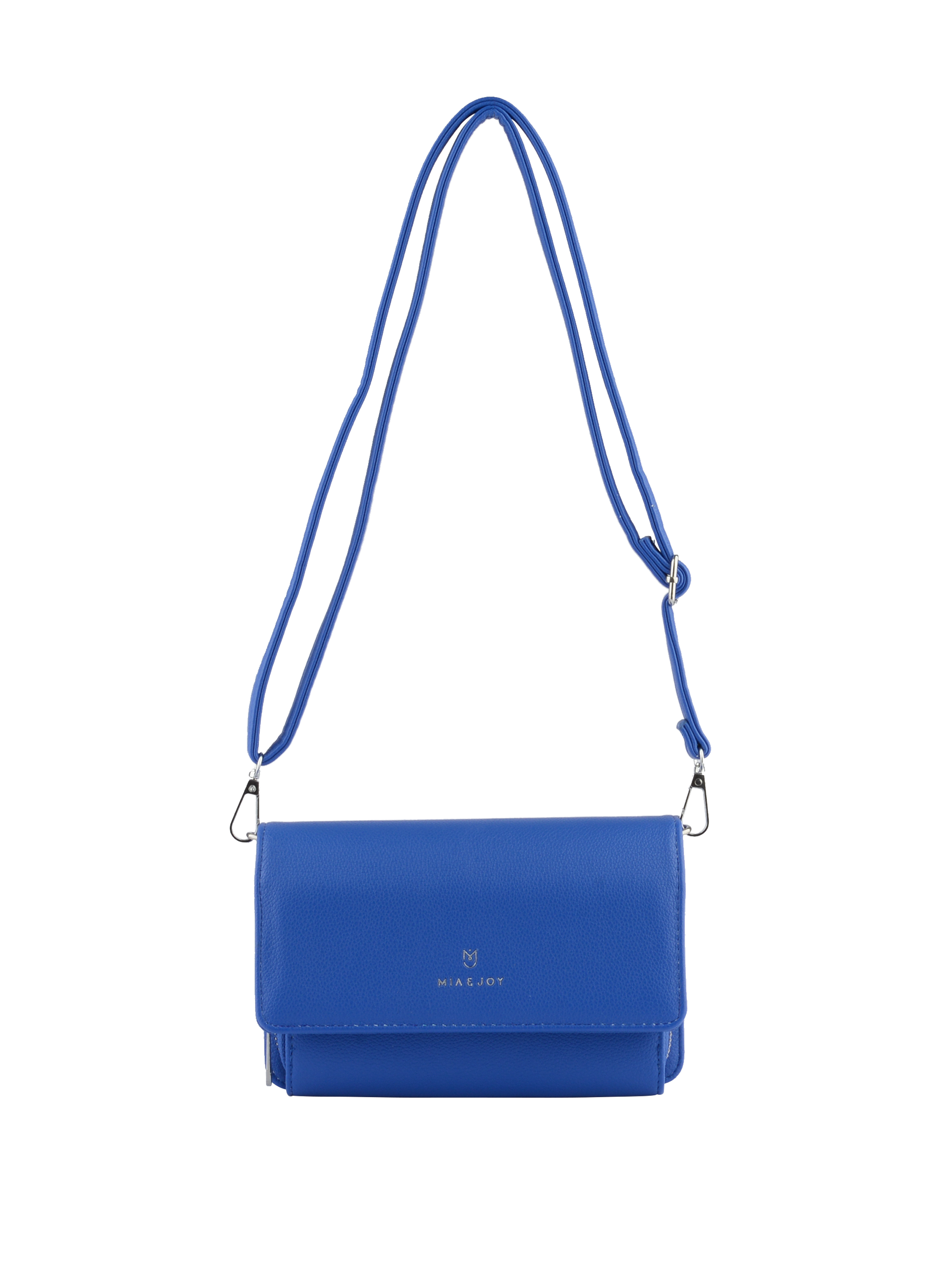 Janice - Sac porté travers à rabat Bleu roi