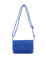 Janice - Sac porté travers à rabat Bleu roi