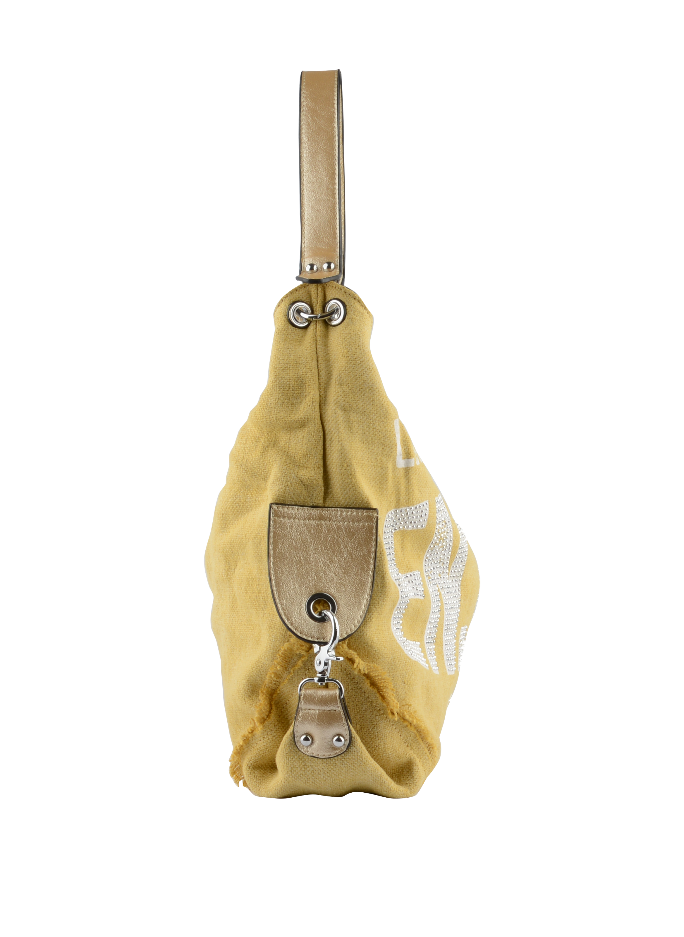 Hailey strass - Sac porté épaule Jaune