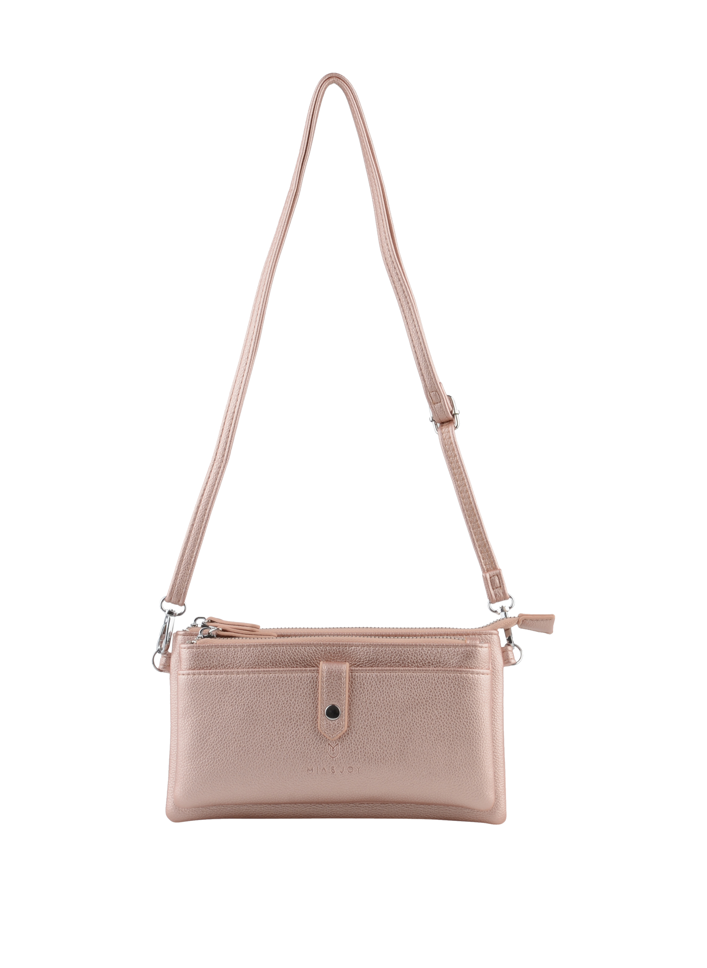 Milène - Sac porté travers Métallisé