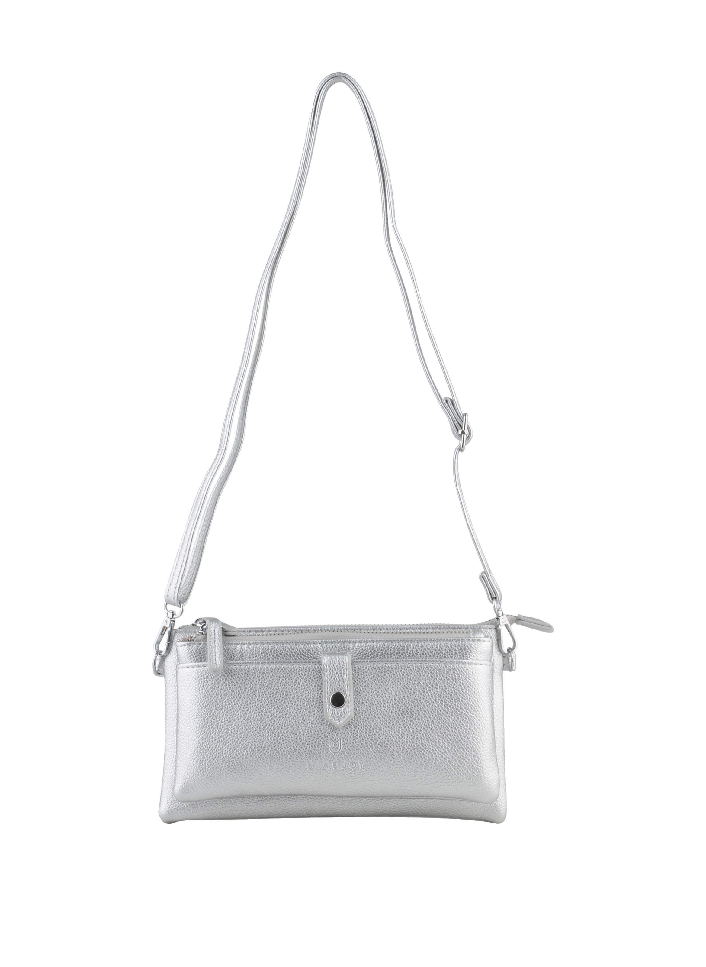 Milène - Sac porté travers Argent
