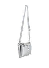 Milène - Sac porté travers Argent