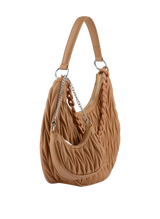 Lindsay - Sac porté épaule camel