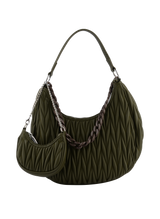Lindsay - Sac porté épaule kaki
