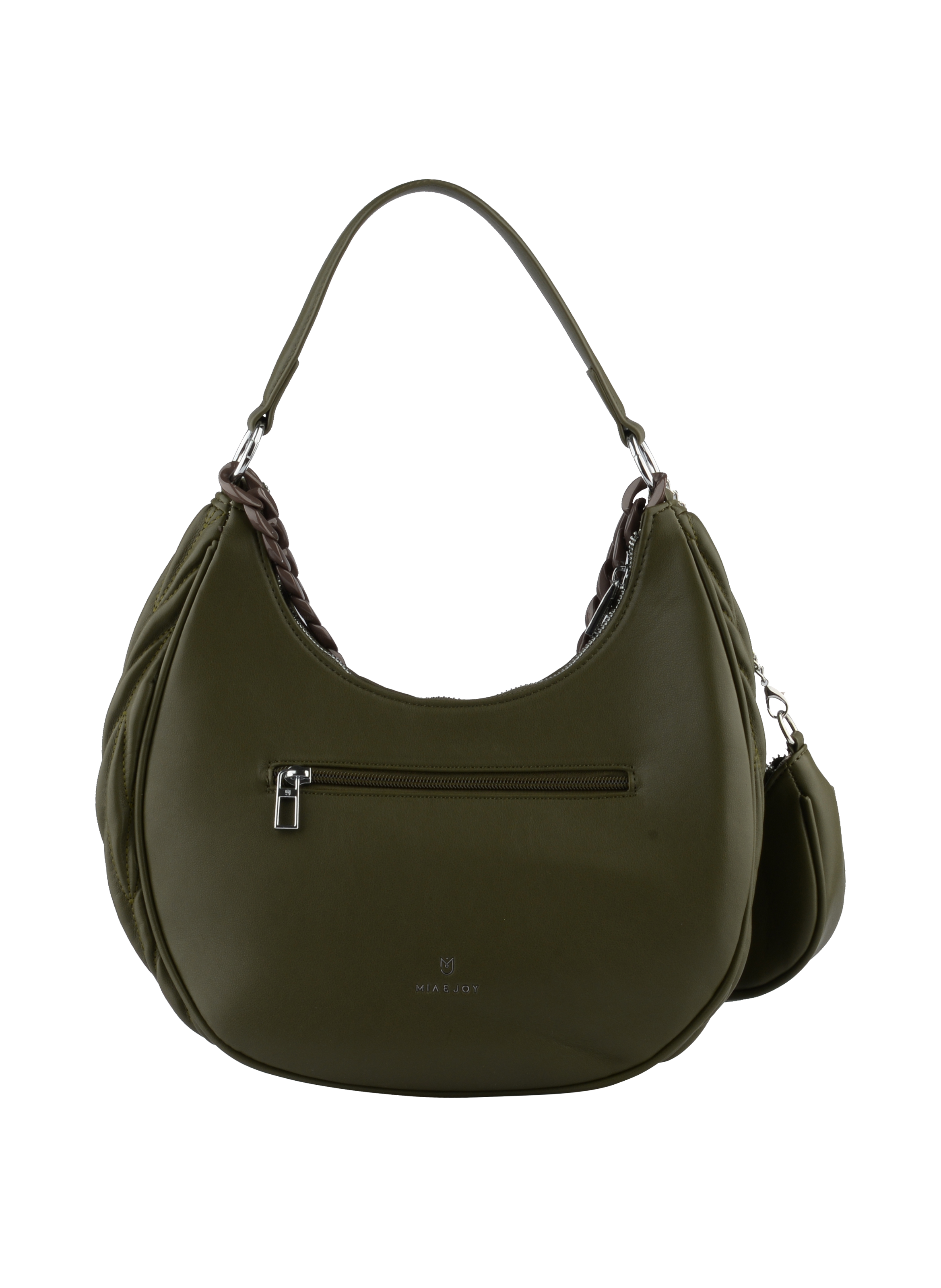 Lindsay - Sac porté épaule kaki