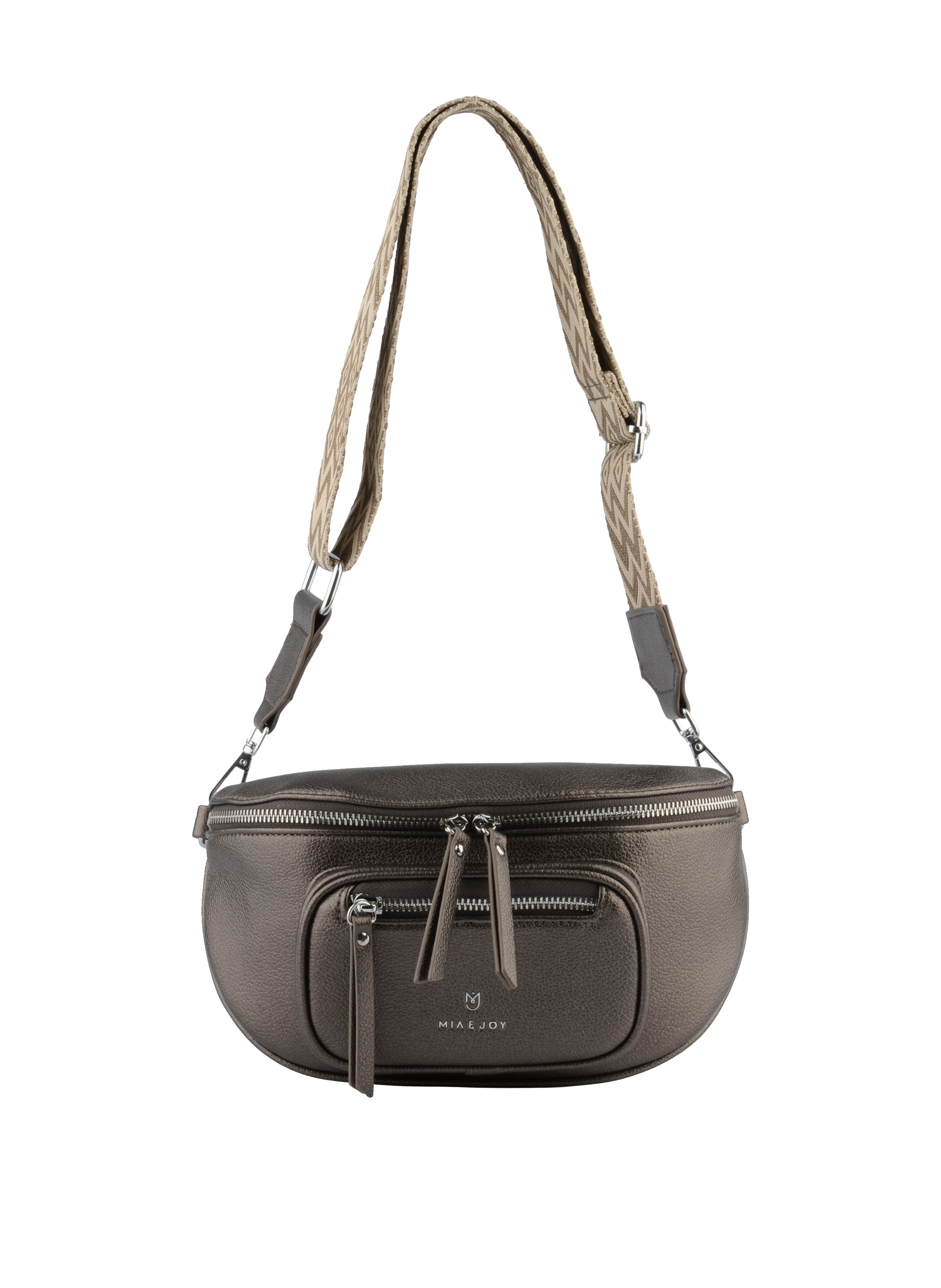 Nirine - Sac porté travers bronze