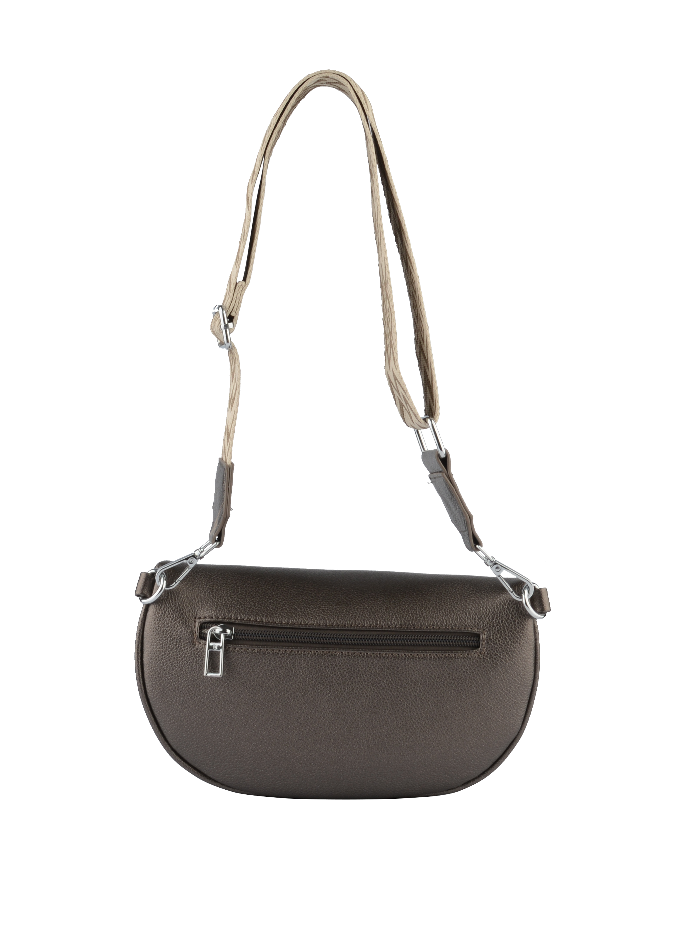 Nirine - Sac porté travers bronze