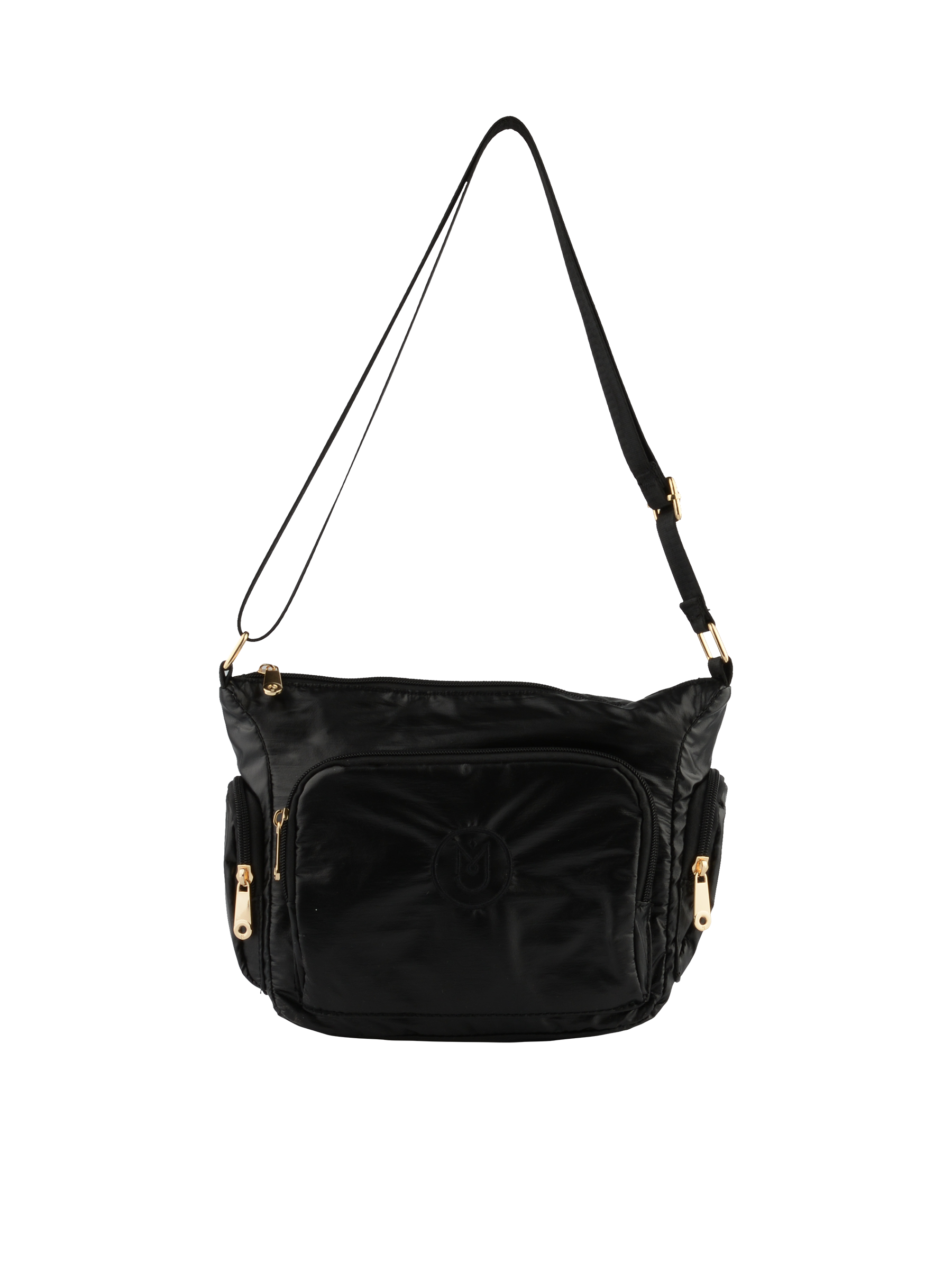 Mia - Sac porté travers Noir brillant