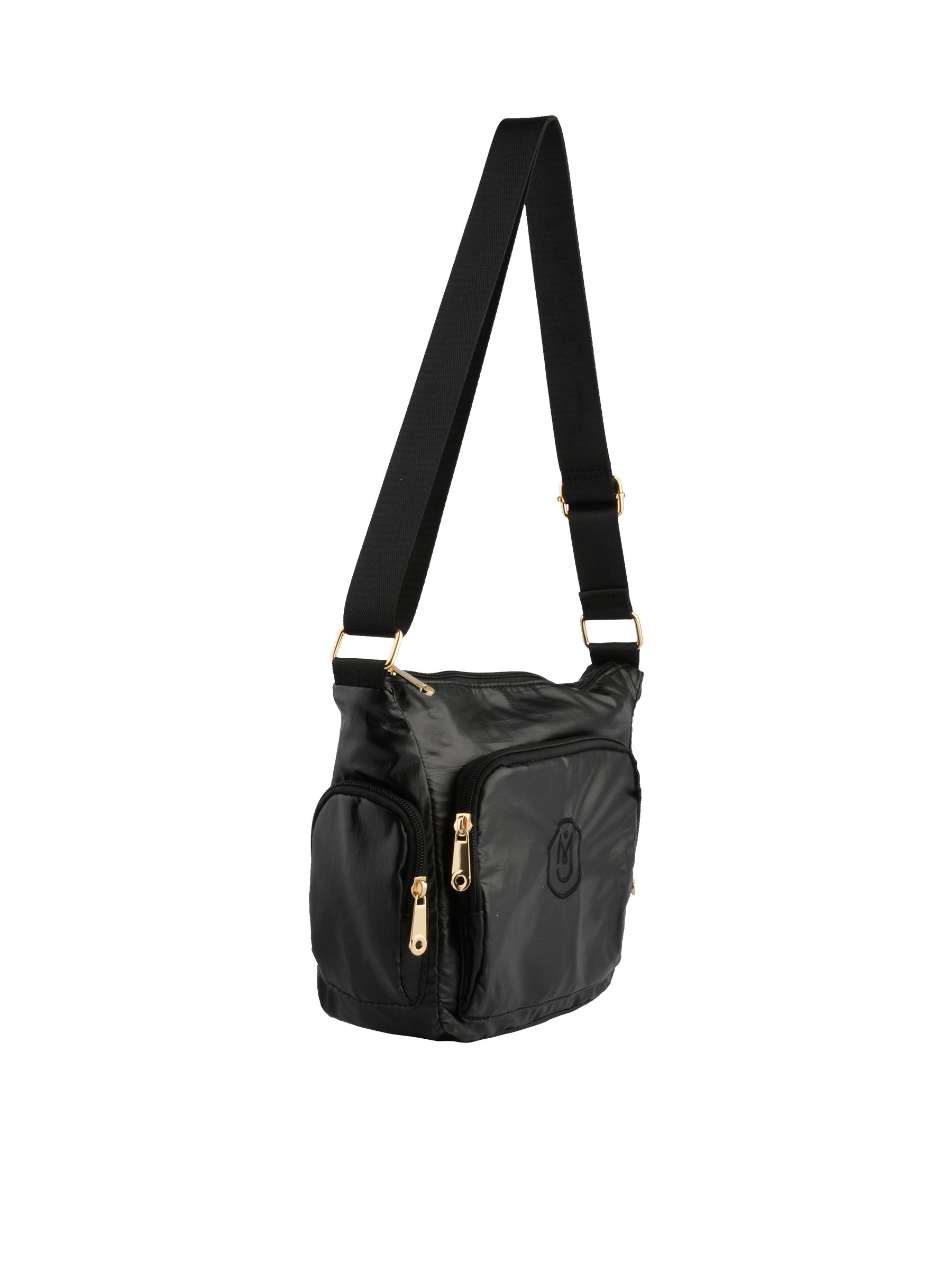 Mia - Sac porté travers Noir brillant