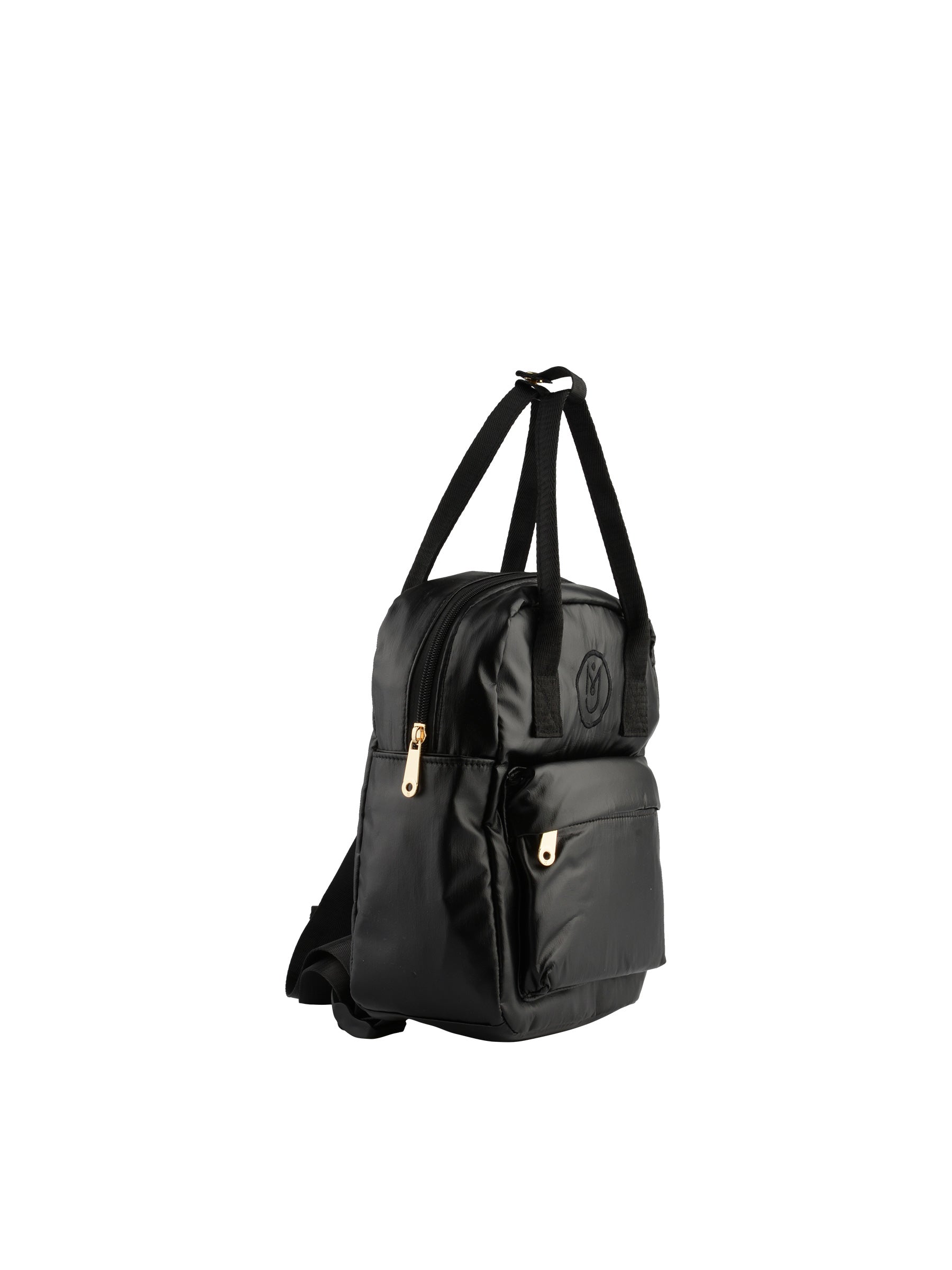 Mia - Petit sac à dos Noir brillant