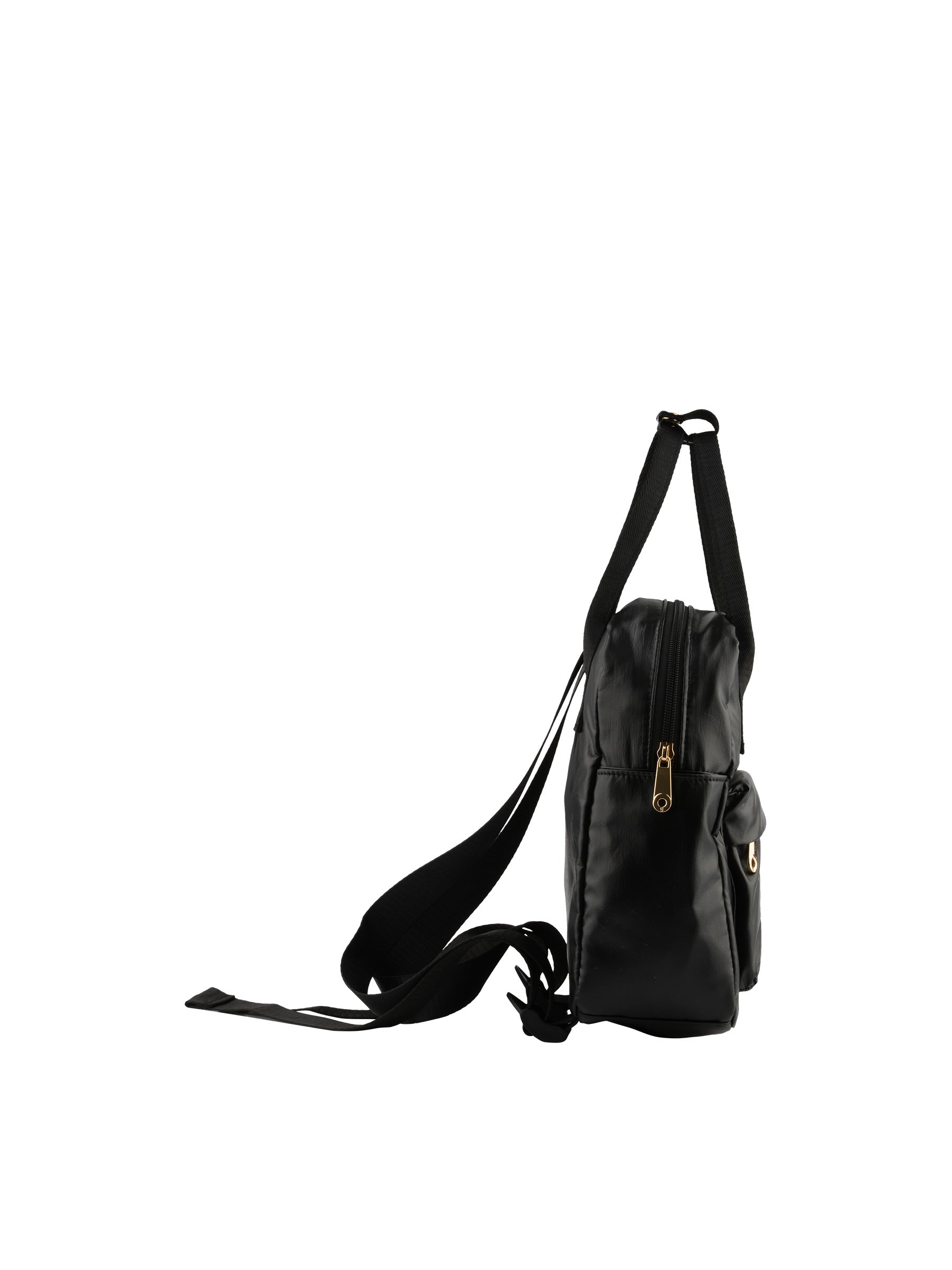 Mia - Petit sac à dos Noir brillant