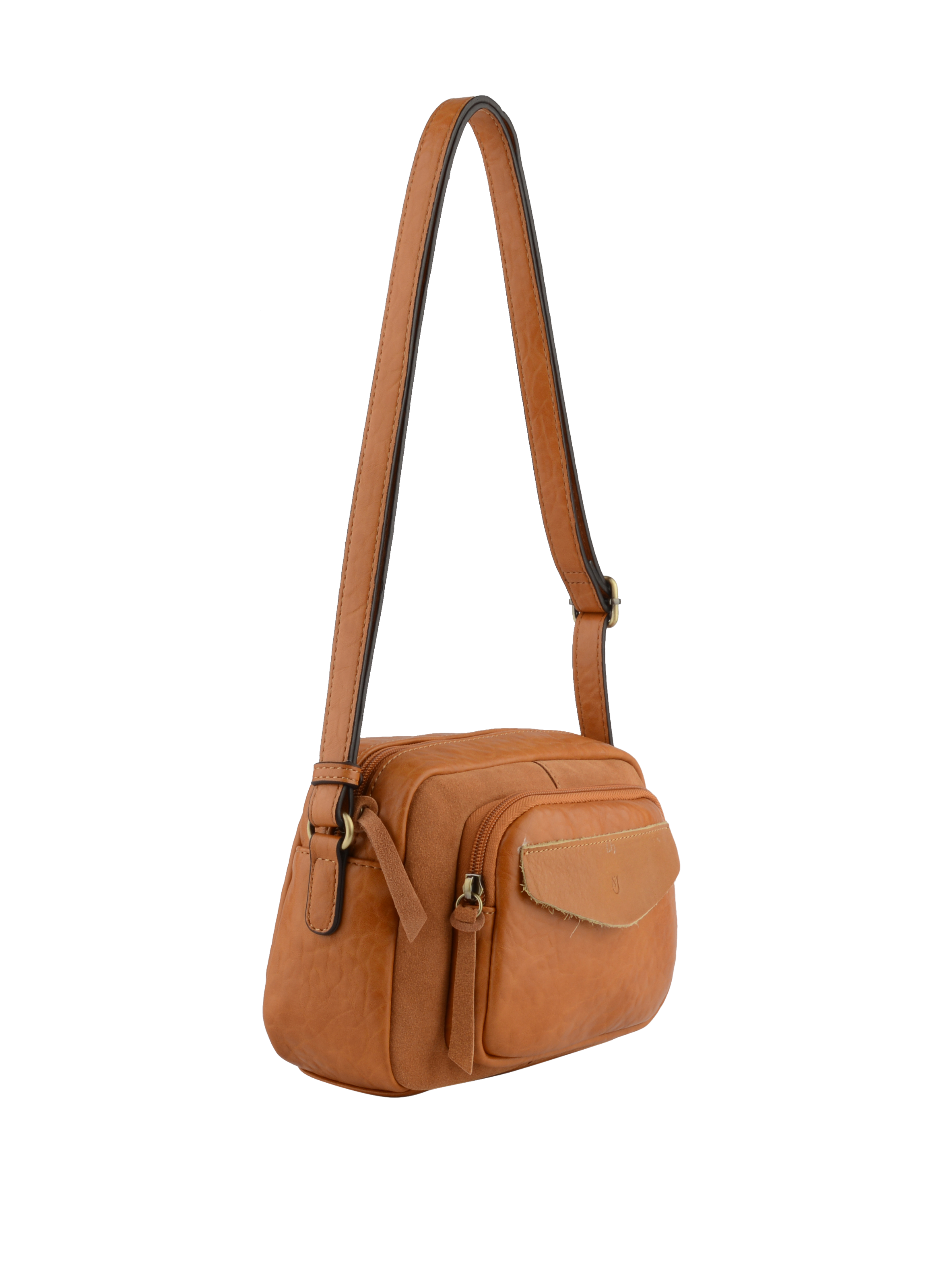 Betsy - Sac porté travers camel