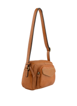 Betsy - Sac porté travers camel