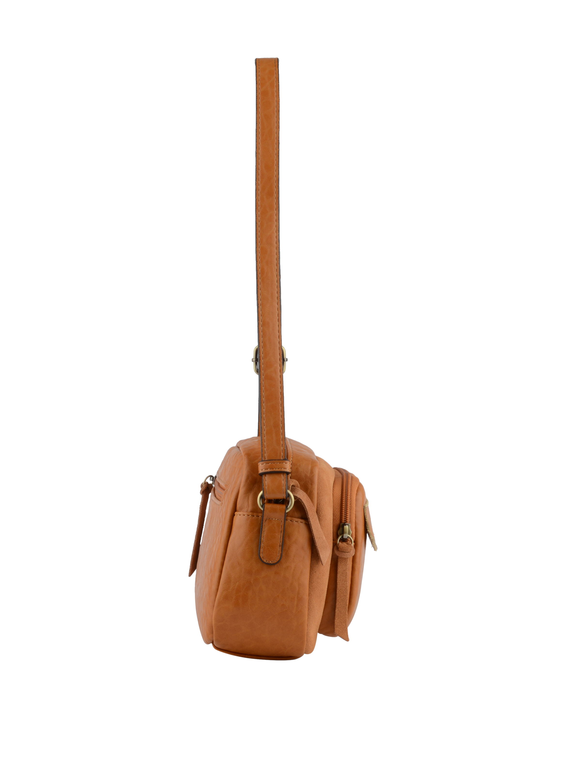 Betsy - Sac porté travers camel