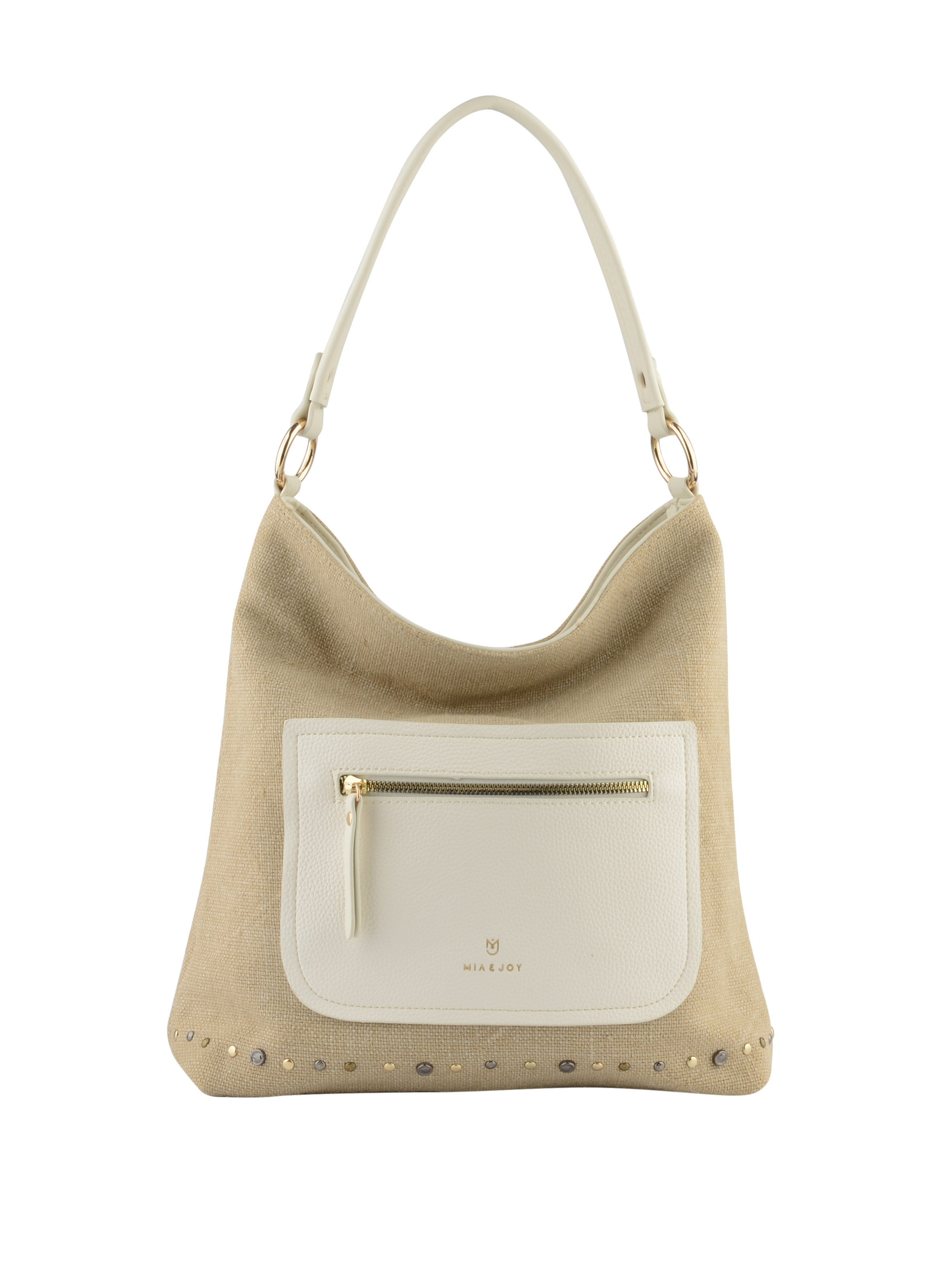 Inaya - Sac porté épaule Beige