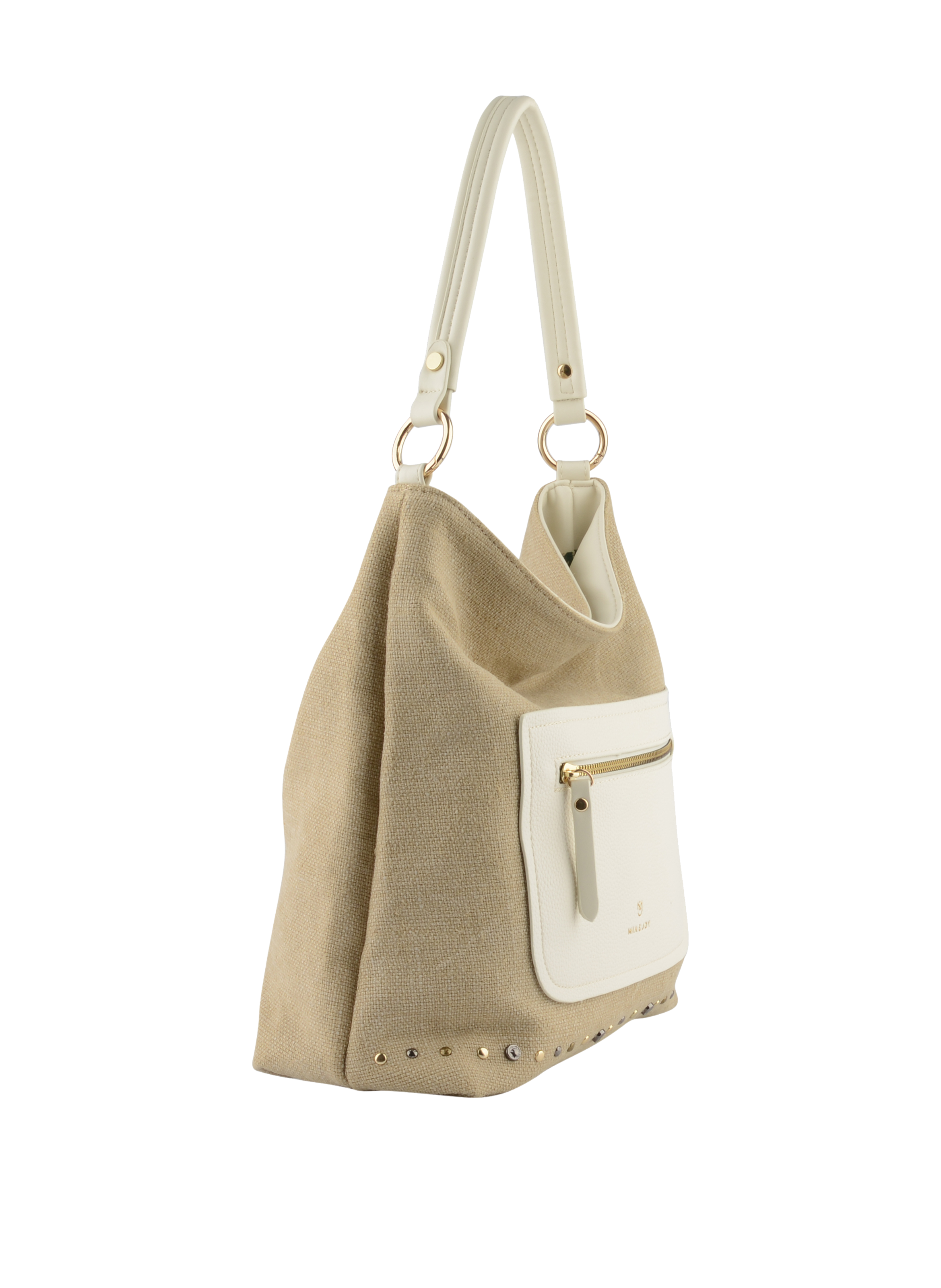 Inaya - Sac porté épaule Beige