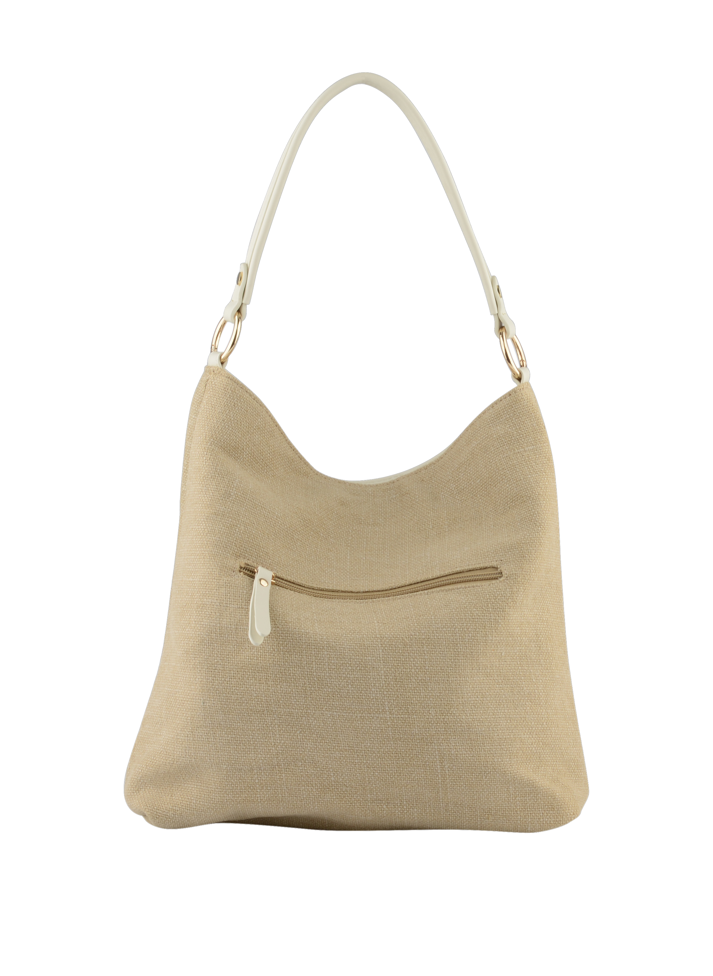 Inaya - Sac porté épaule Beige