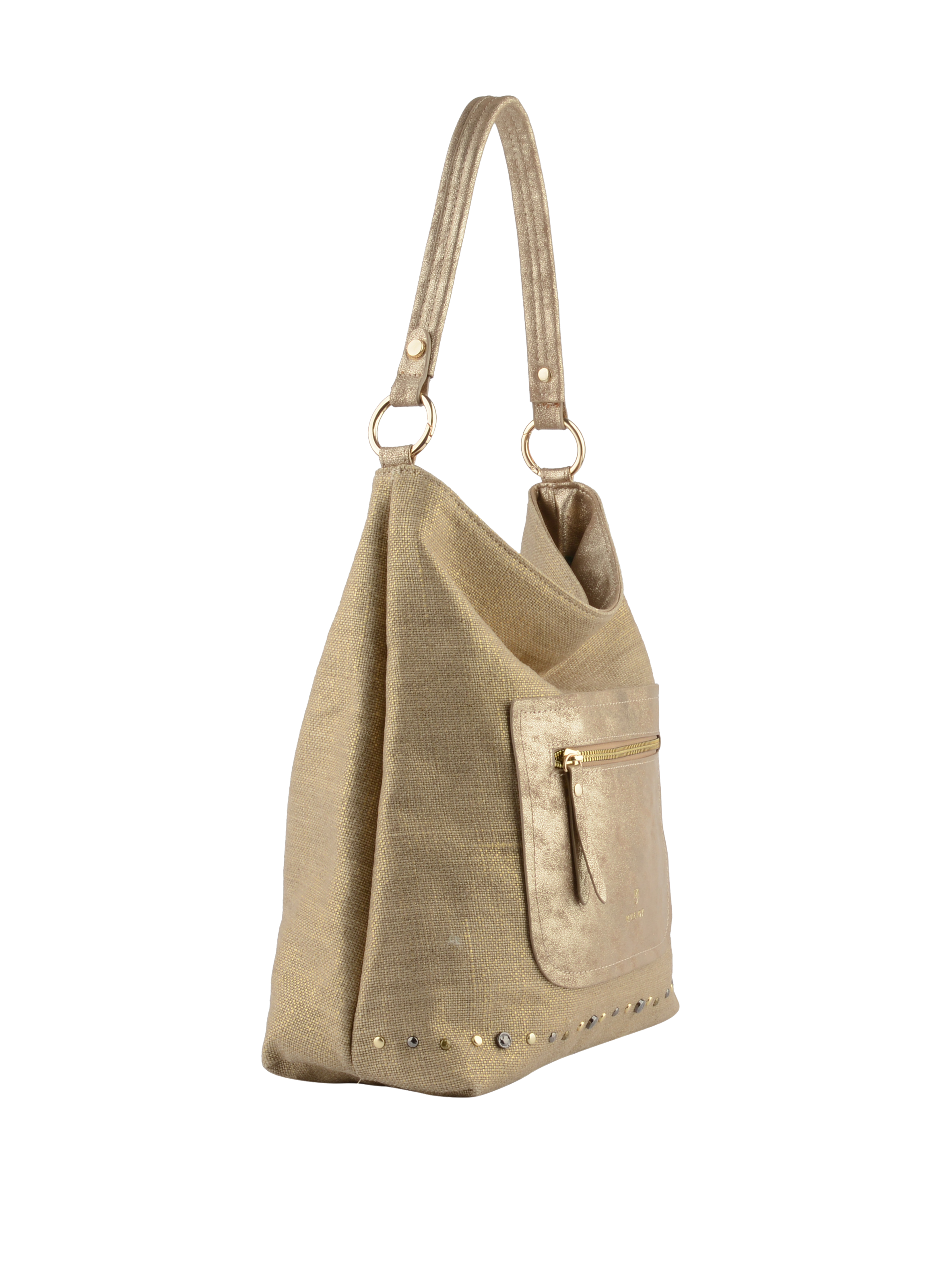 Inaya - Sac porté épaule Métallisé