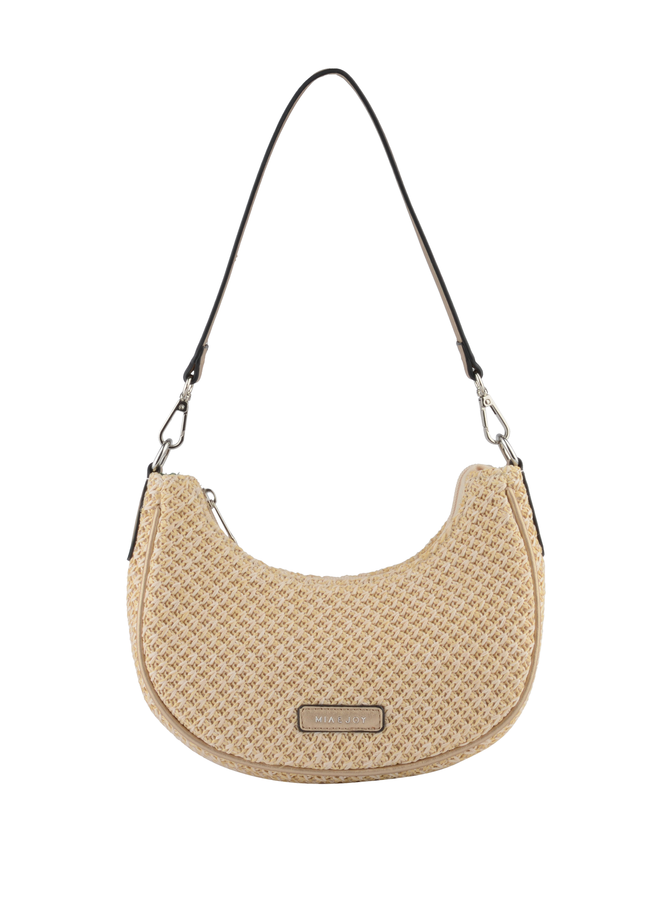 Ollie - Sac porté épaule Beige/Or