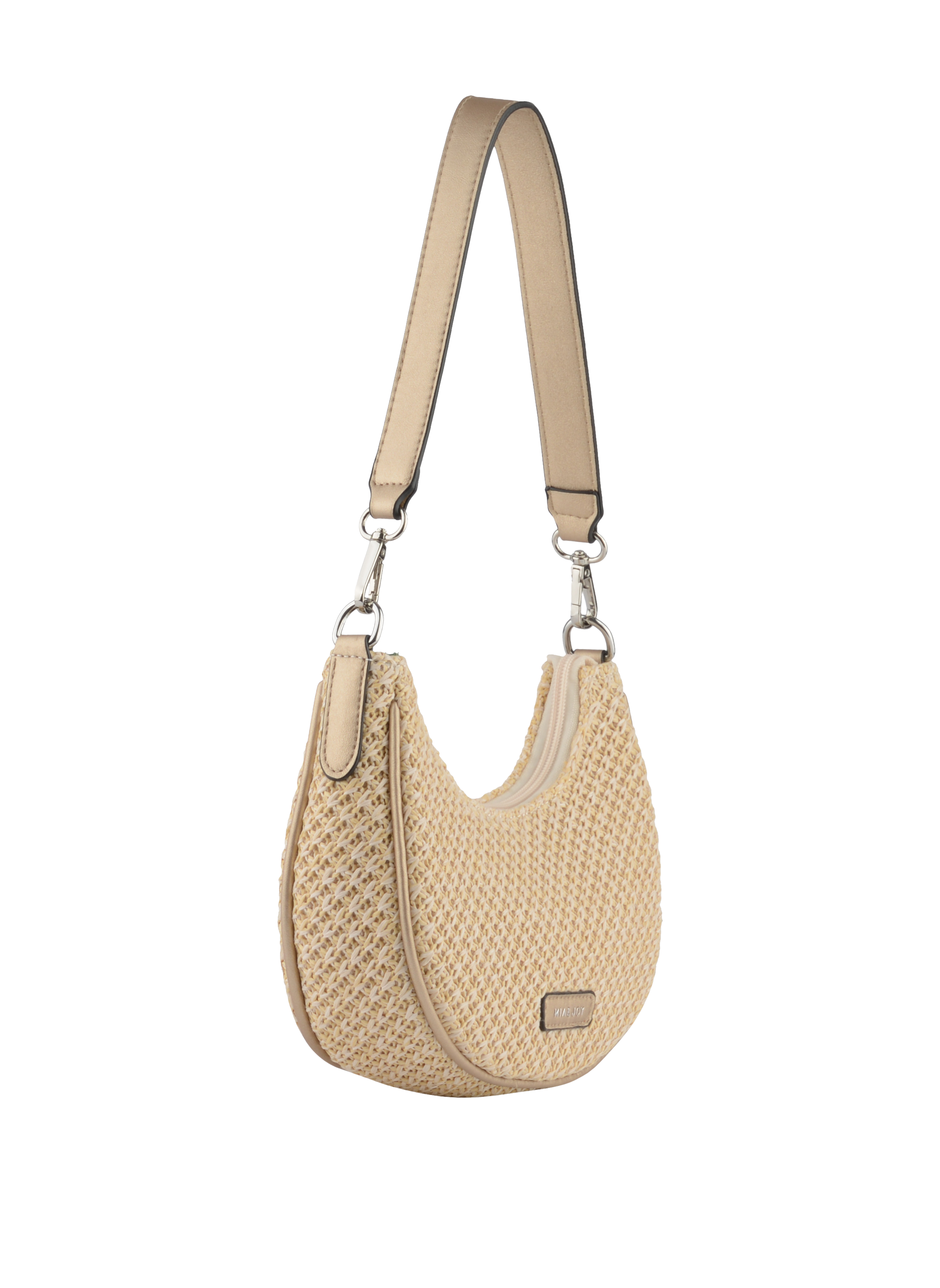 Ollie - Sac porté épaule Beige/Or