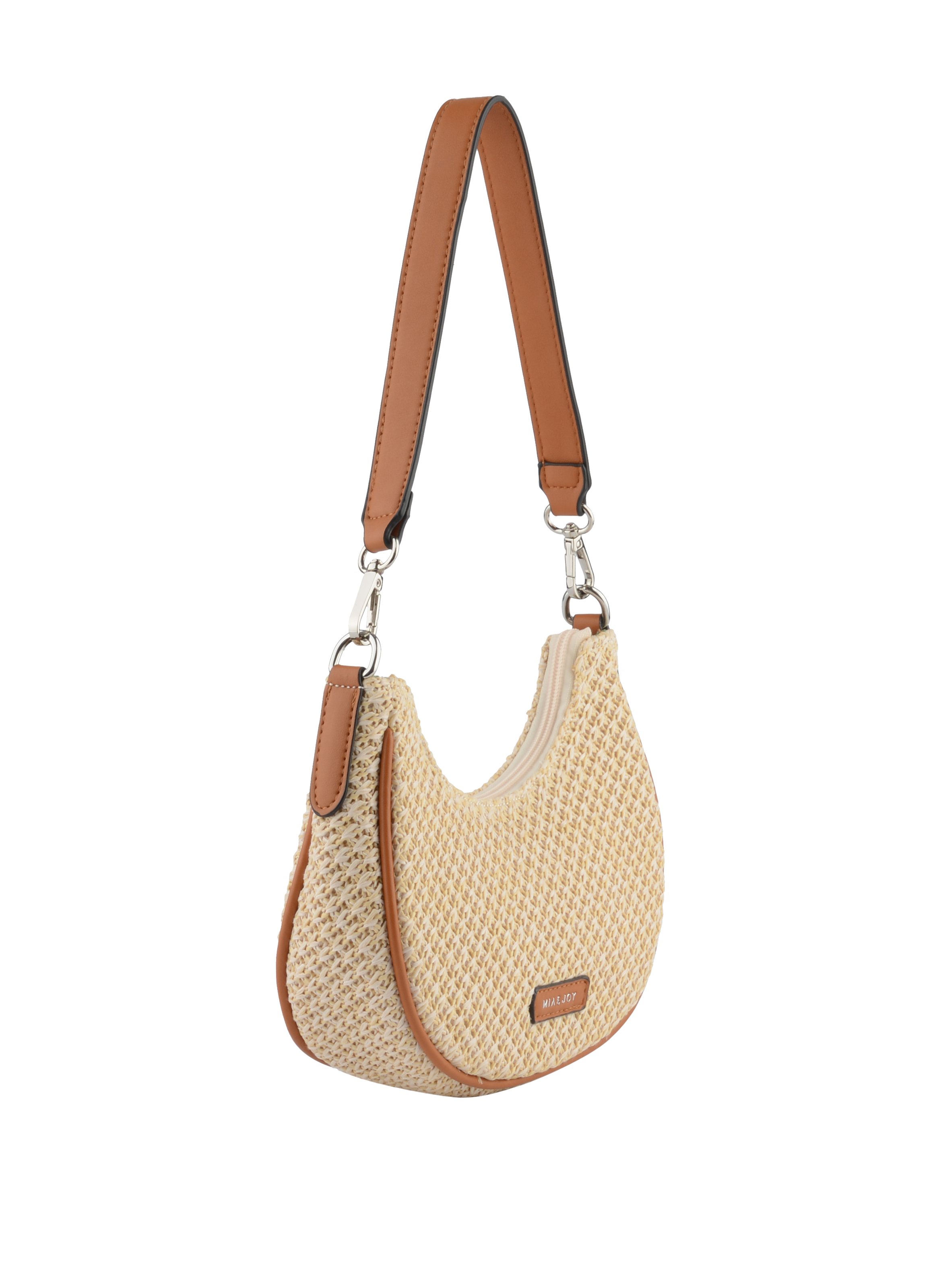 Ollie - Sac porté épaule Beige/Camel