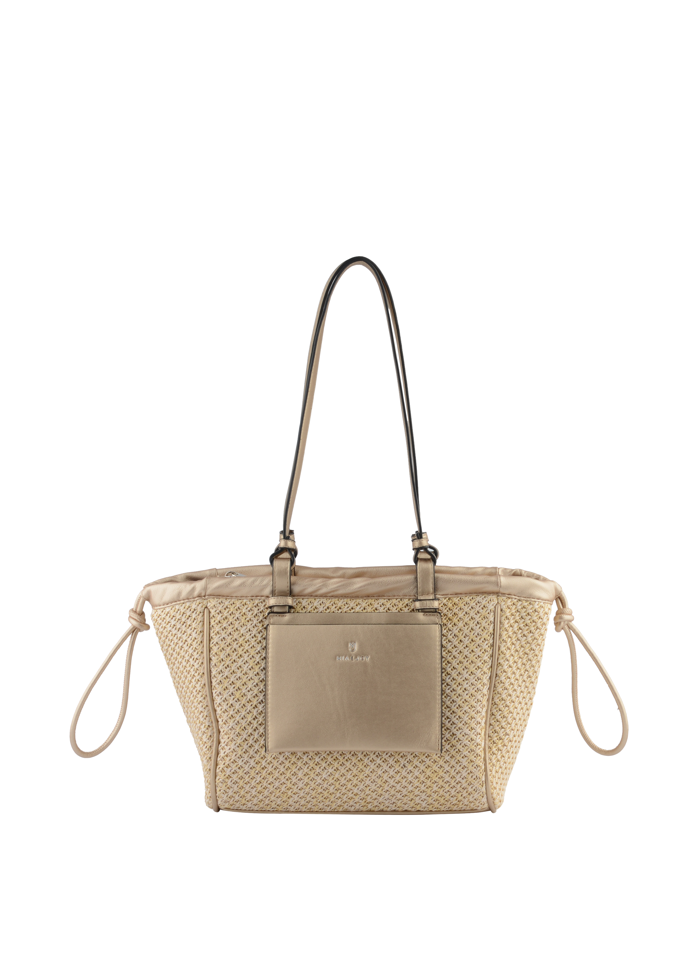 Ollie - Sac porté épaule Beige/Or
