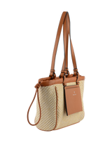 Ollie - Sac porté épaule Beige/Camel