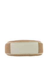 Margaret - Sac porté épaule Beige/Blanc