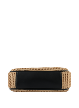 Margaret - Sac porté épaule Beige/Noir