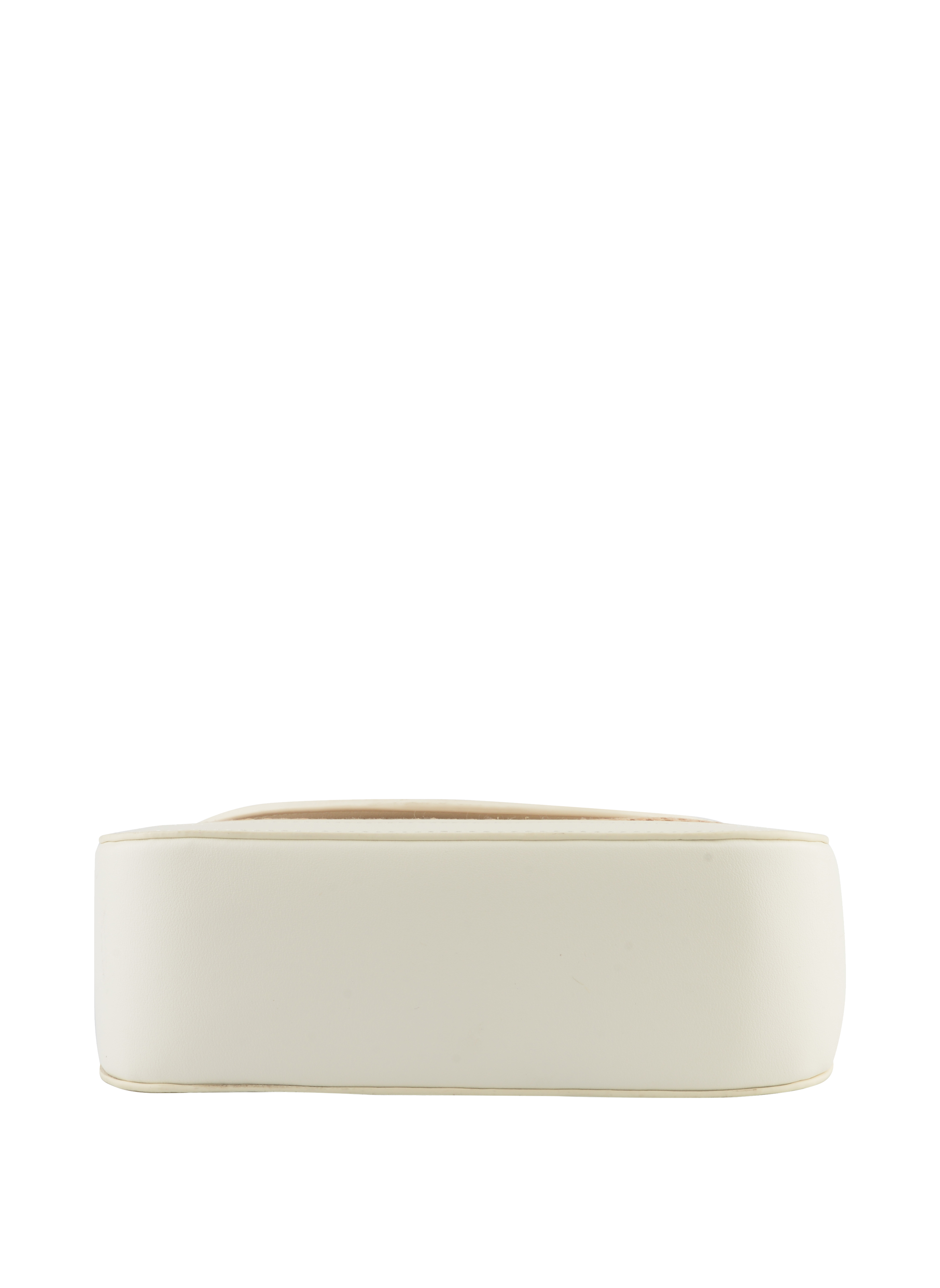 Margaret - Sac porté épaule Beige/Blanc