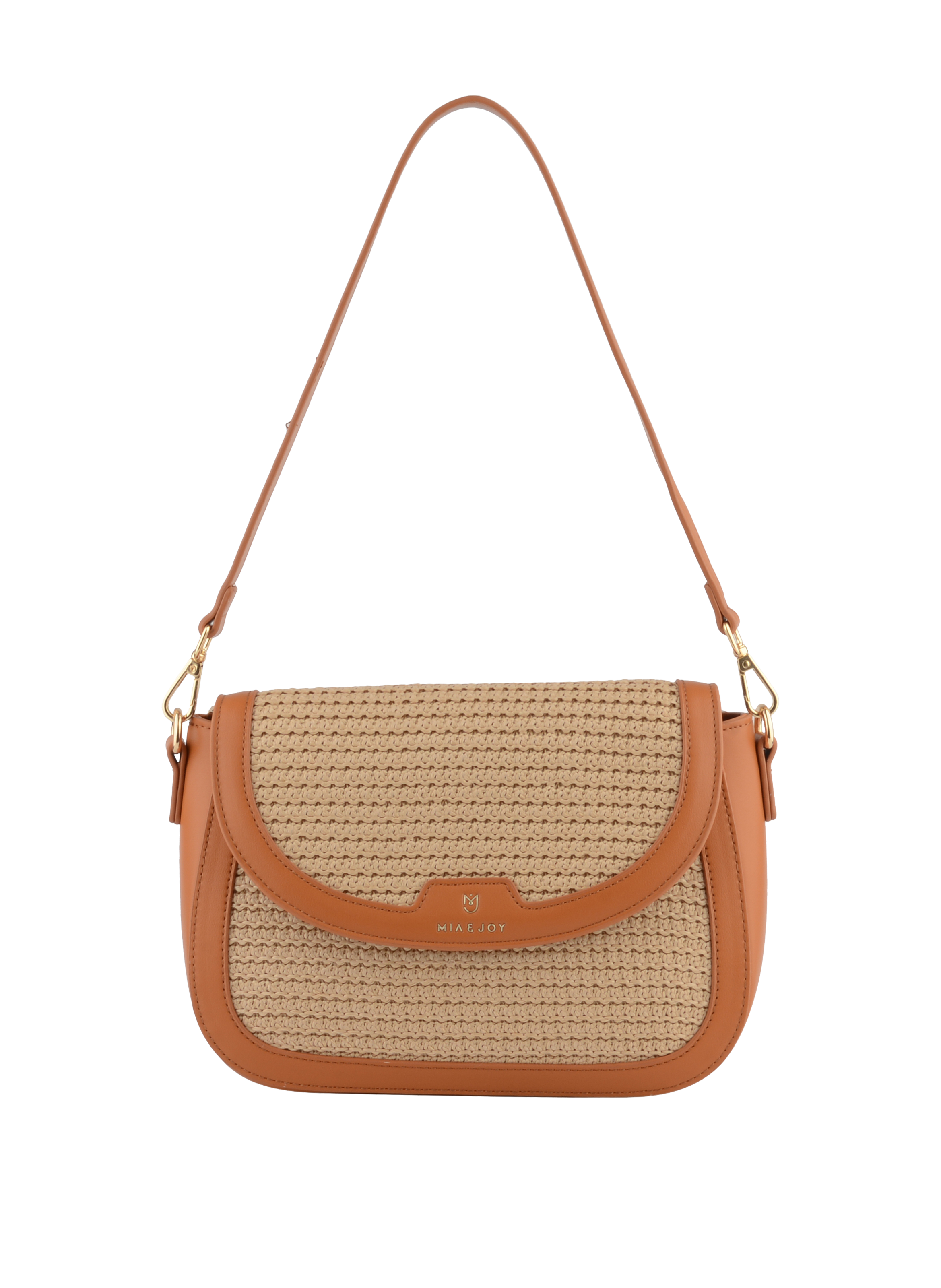 Margaret - Sac porté épaule Beige/Camel