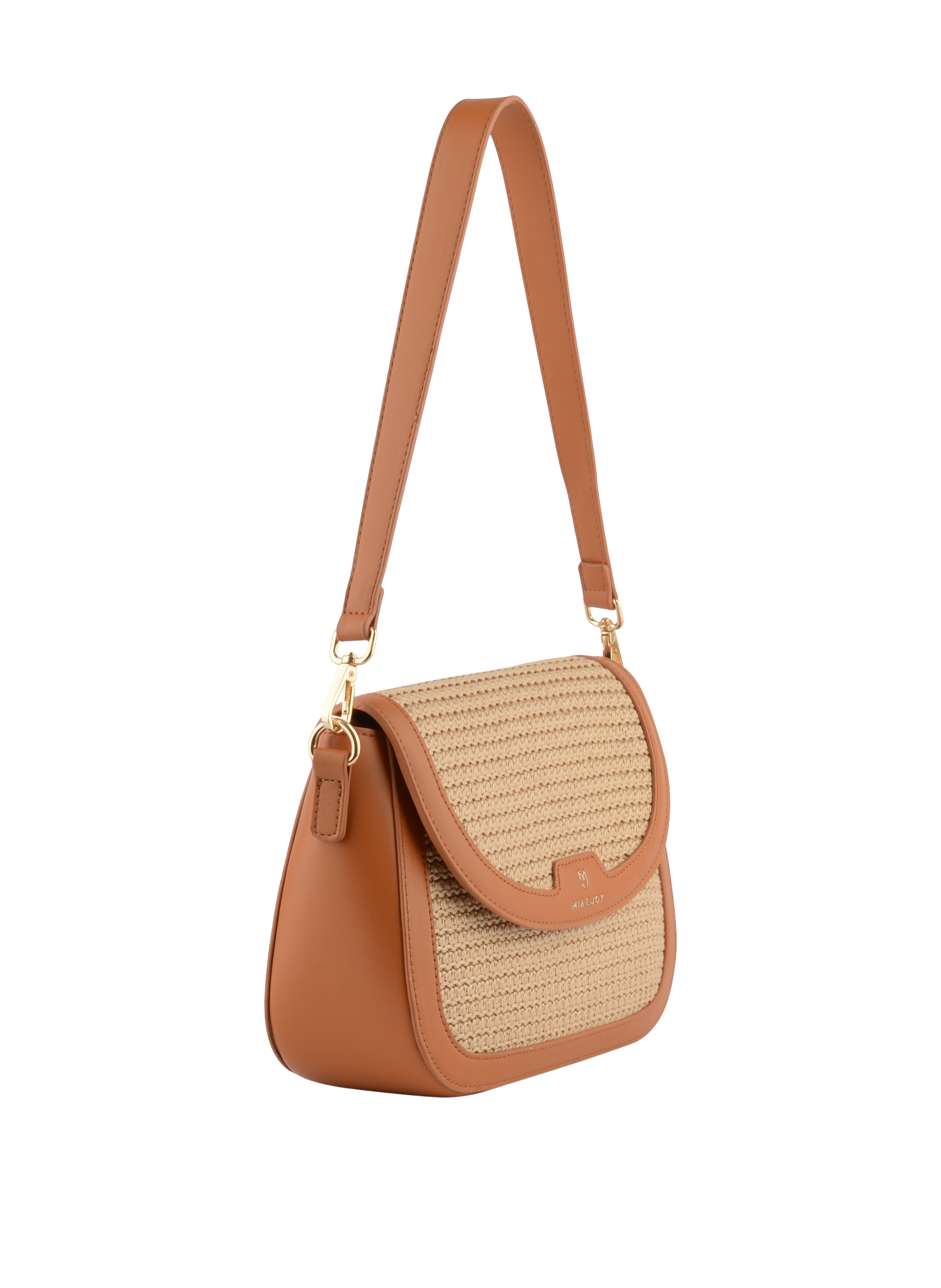 Margaret - Sac porté épaule Beige/Camel