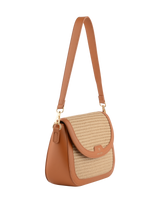 Margaret - Sac porté épaule Beige/Camel