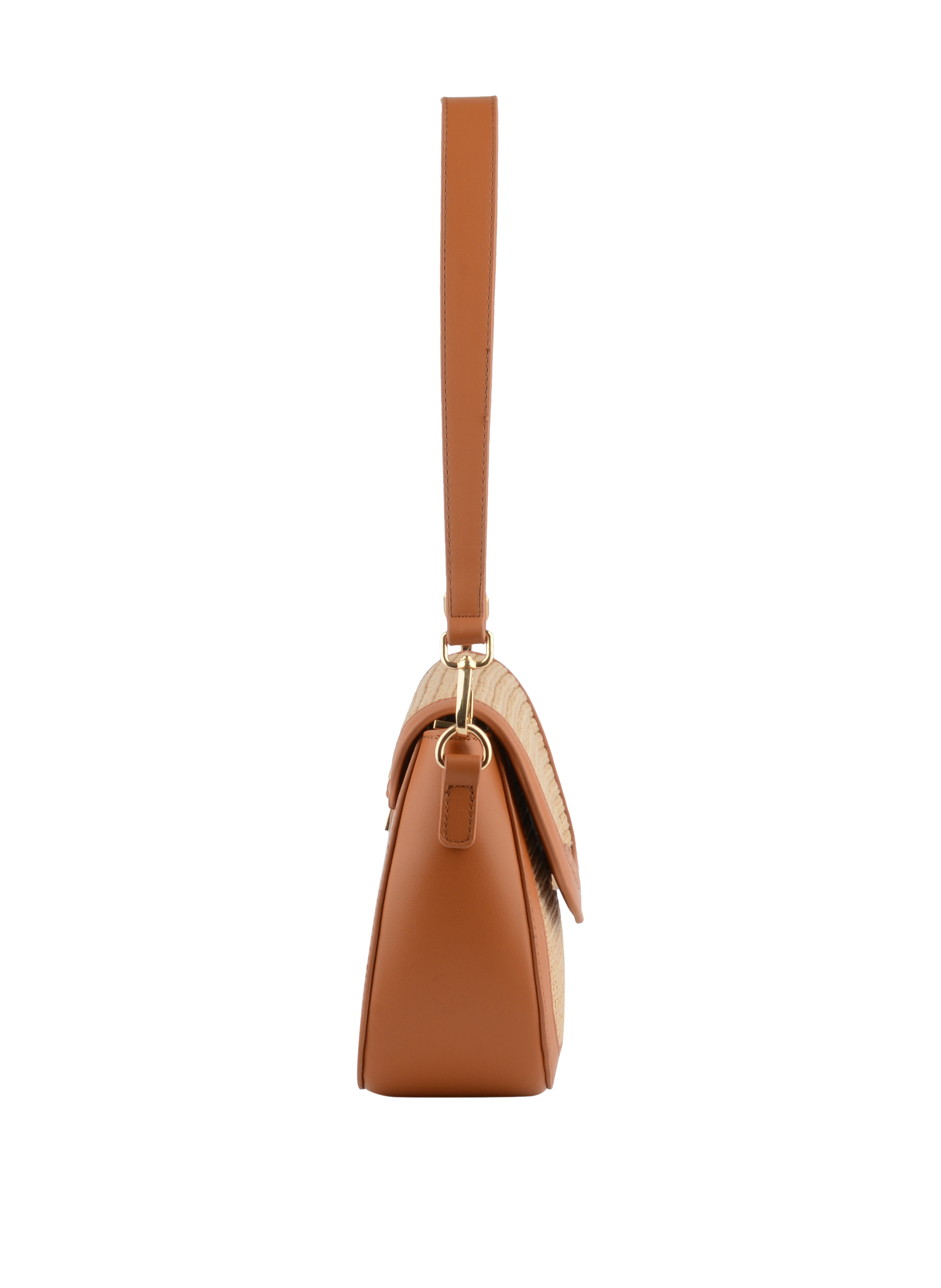 Margaret - Sac porté épaule Beige/Camel