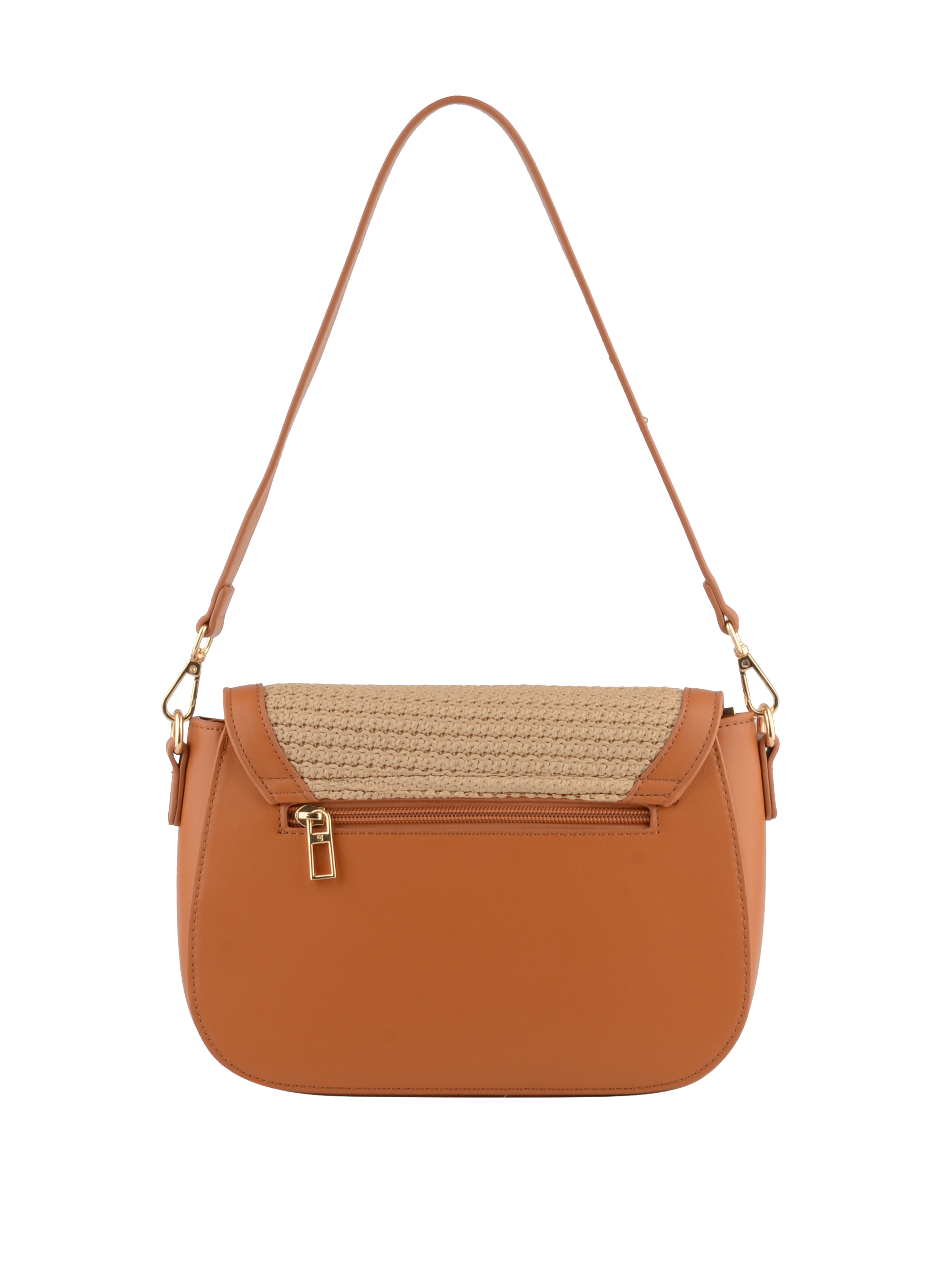 Margaret - Sac porté épaule Beige/Camel