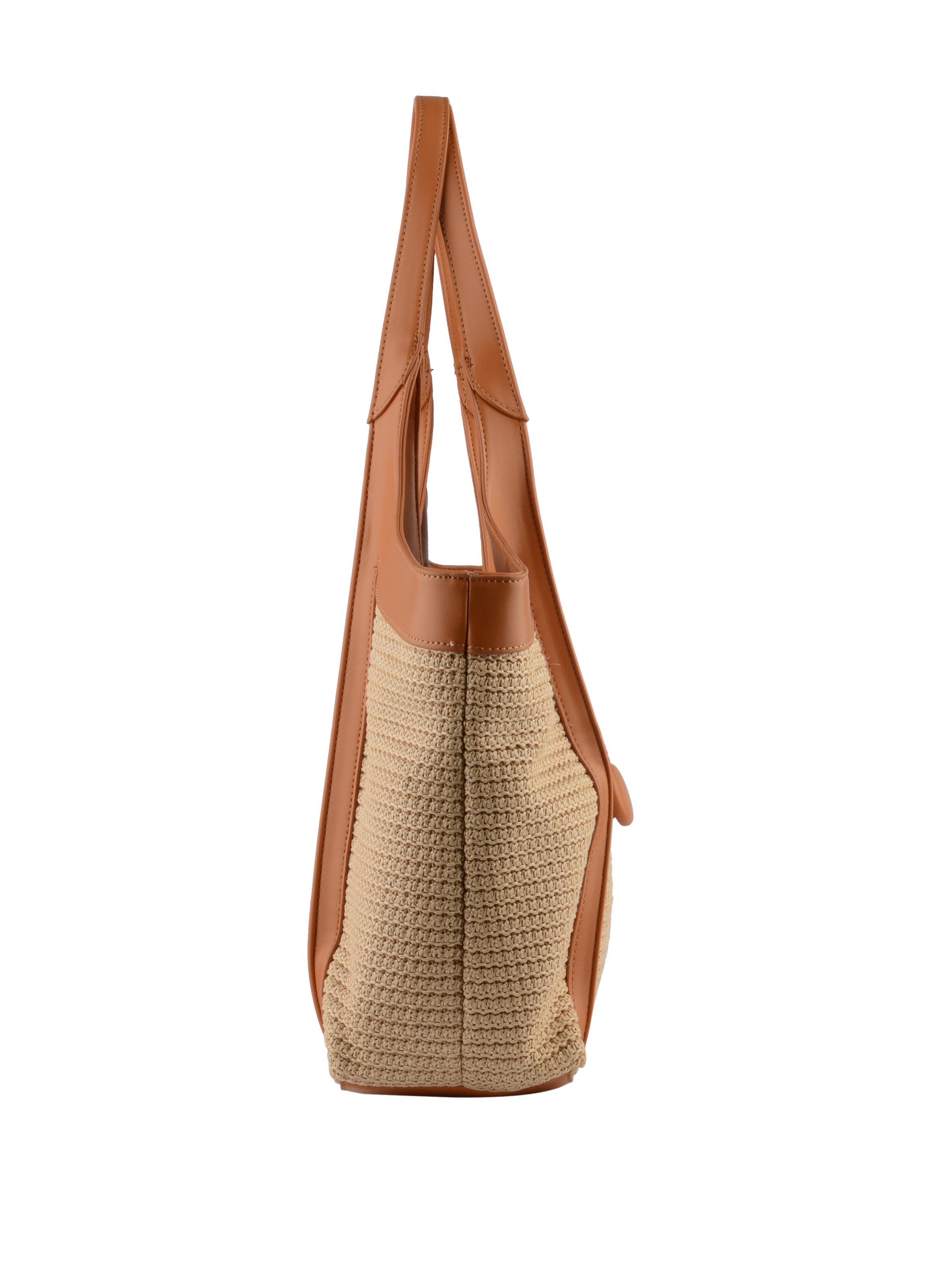 Margaret - Sac porté épaule Beige/Camel