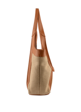 Margaret - Sac porté épaule Beige/Camel
