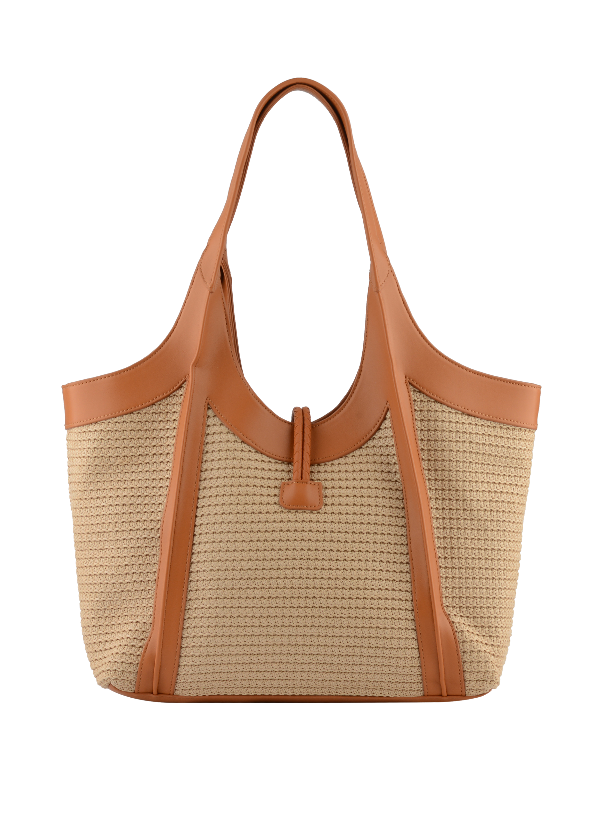 Margaret - Sac porté épaule Beige/Camel