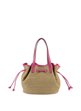 Willina - Sac porté épaule Beige/Fuschia