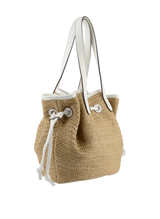 Willina - Sac porté épaule Beige/Blanc