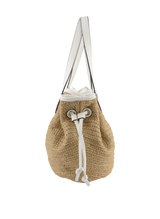 Willina - Sac porté épaule Beige/Blanc