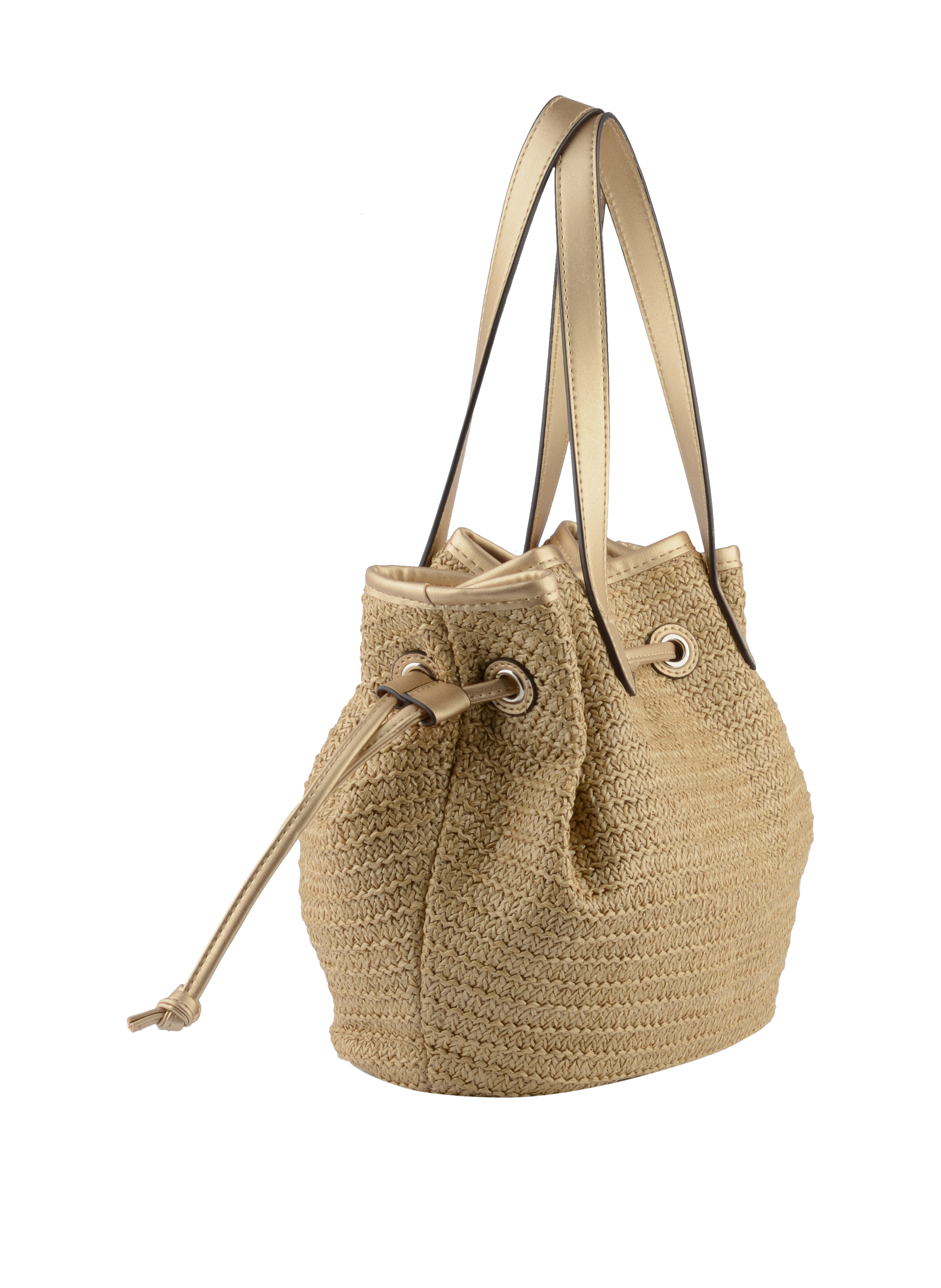 Willina - Sac porté épaule Beige/Or