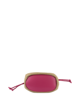 Willina - Sac porté épaule Beige/Fuschia