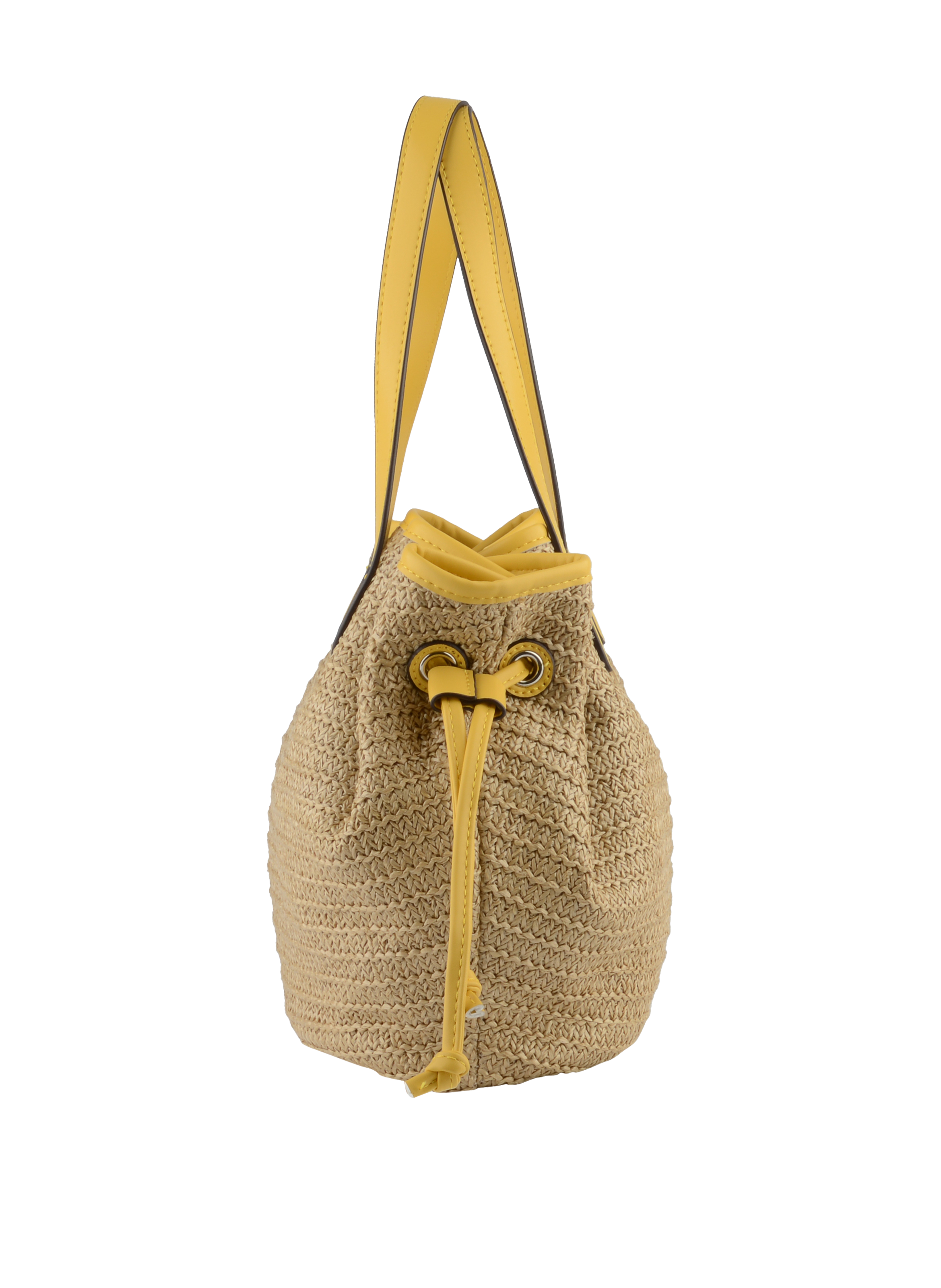 Willina - Sac porté épaule Beige/Jaune