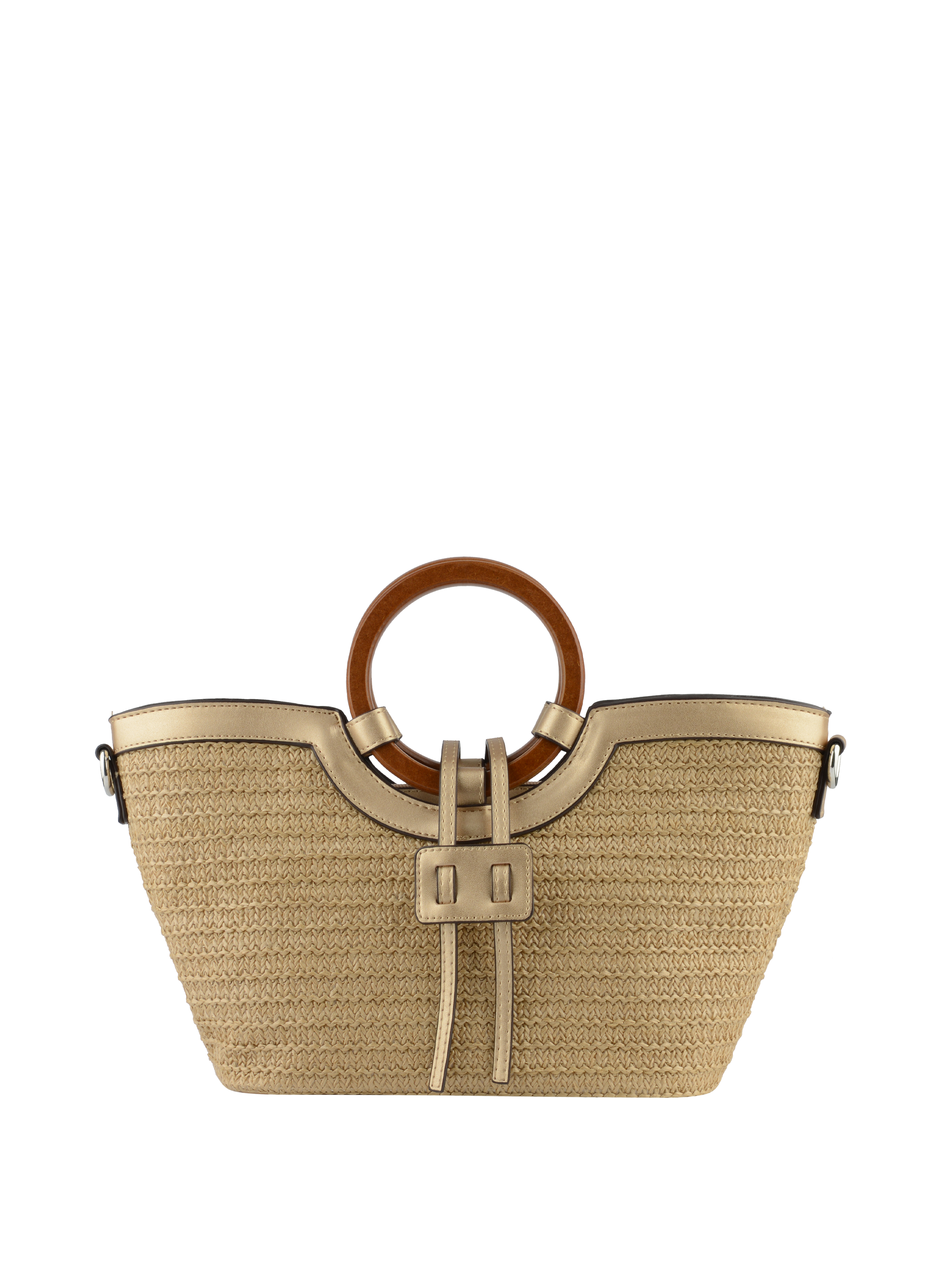 Willina -Sac porté main Beige/Or