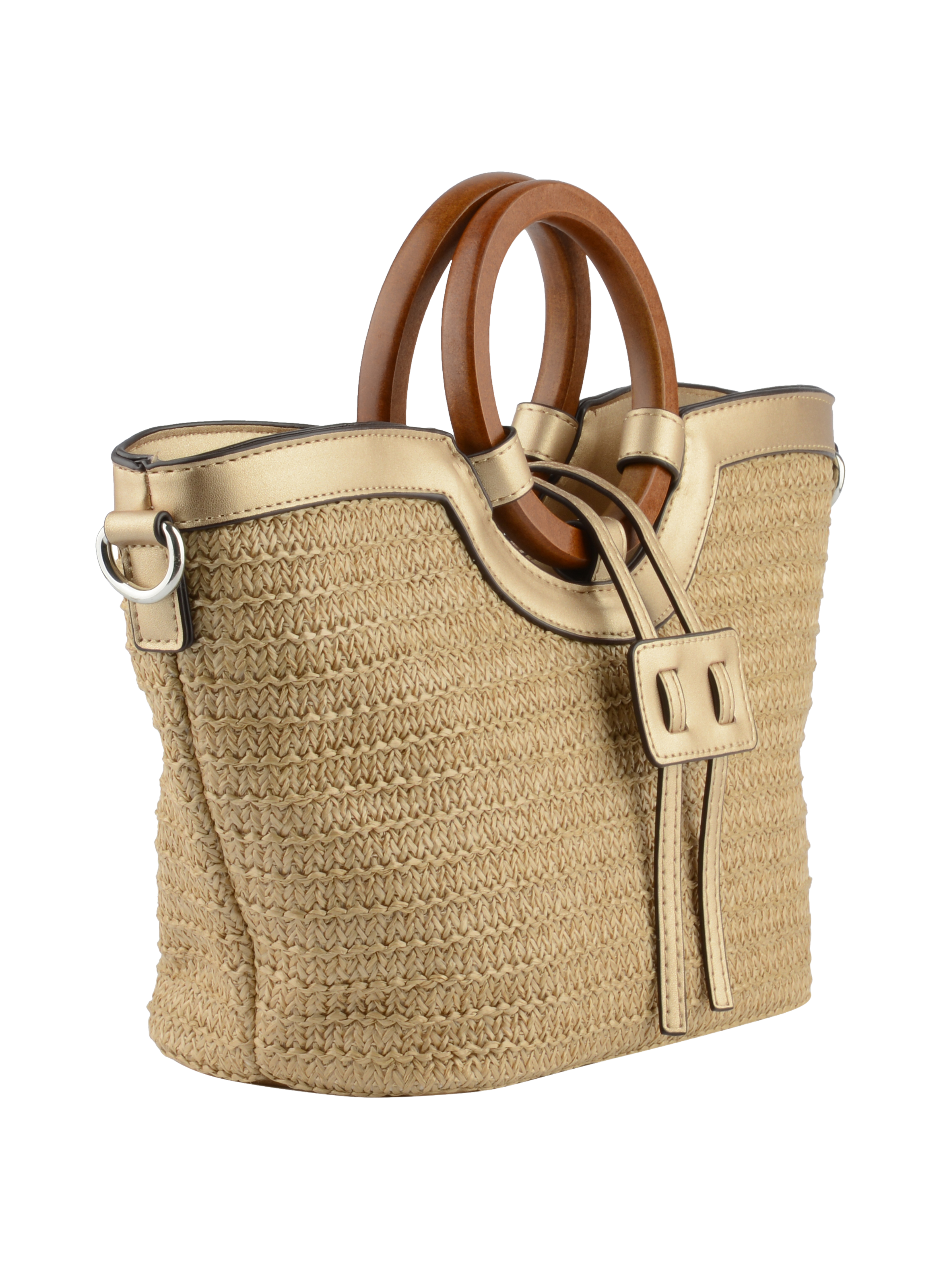 Willina -Sac porté main Beige/Or