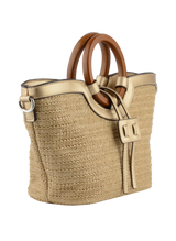 Willina -Sac porté main Beige/Or