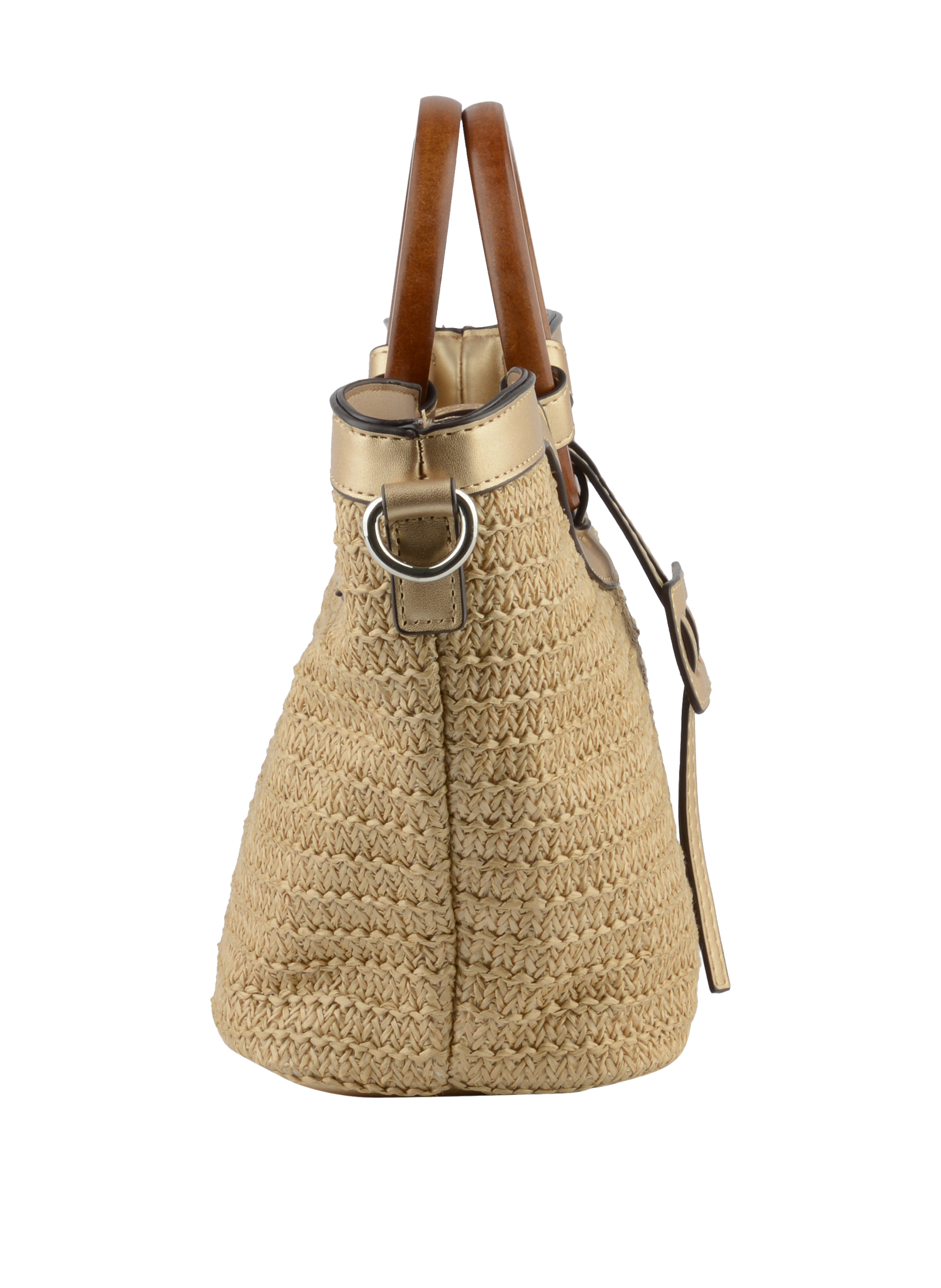 Willina -Sac porté main Beige/Or