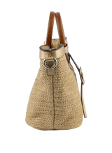 Willina -Sac porté main Beige/Or