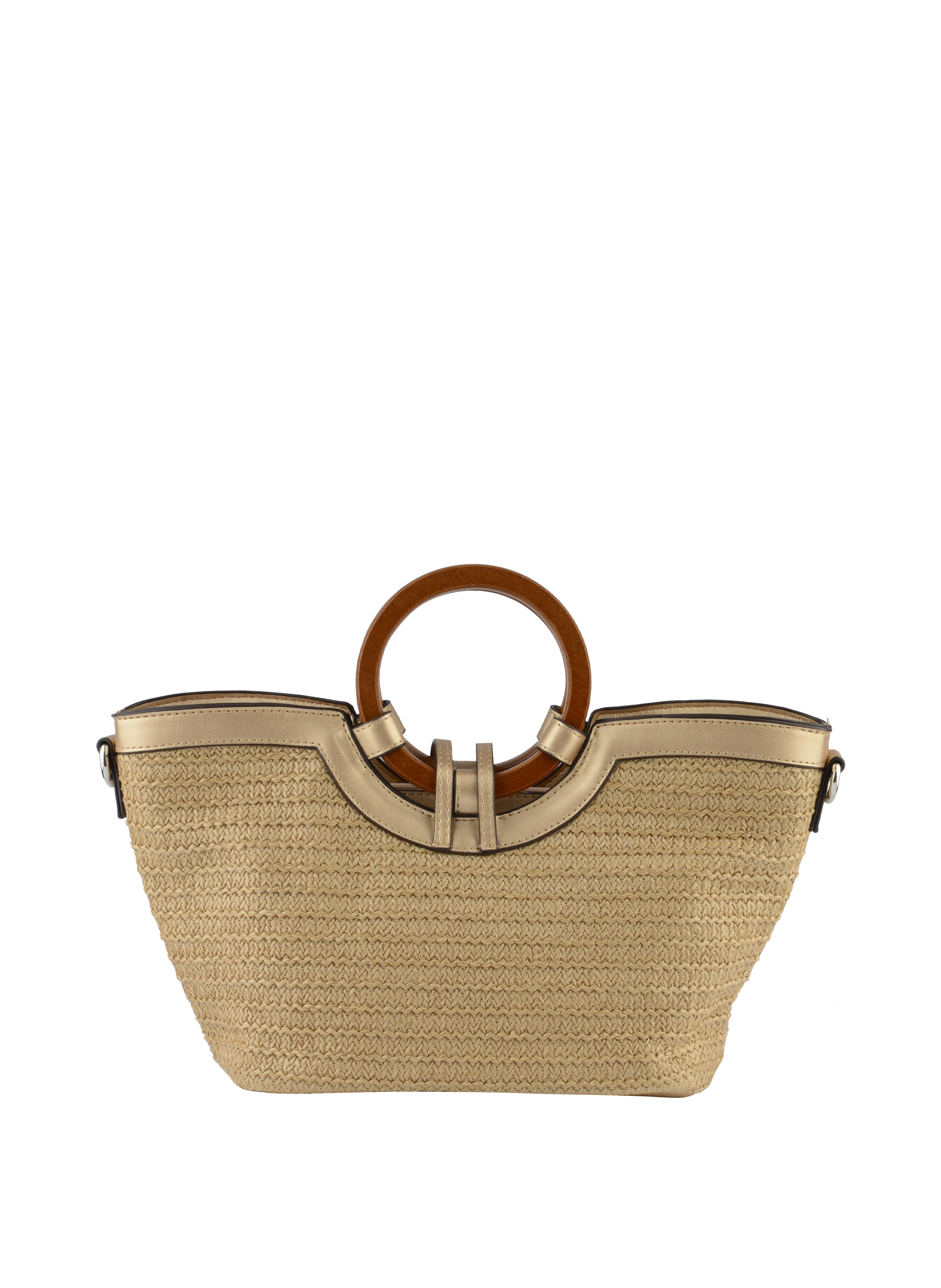 Willina -Sac porté main Beige/Or